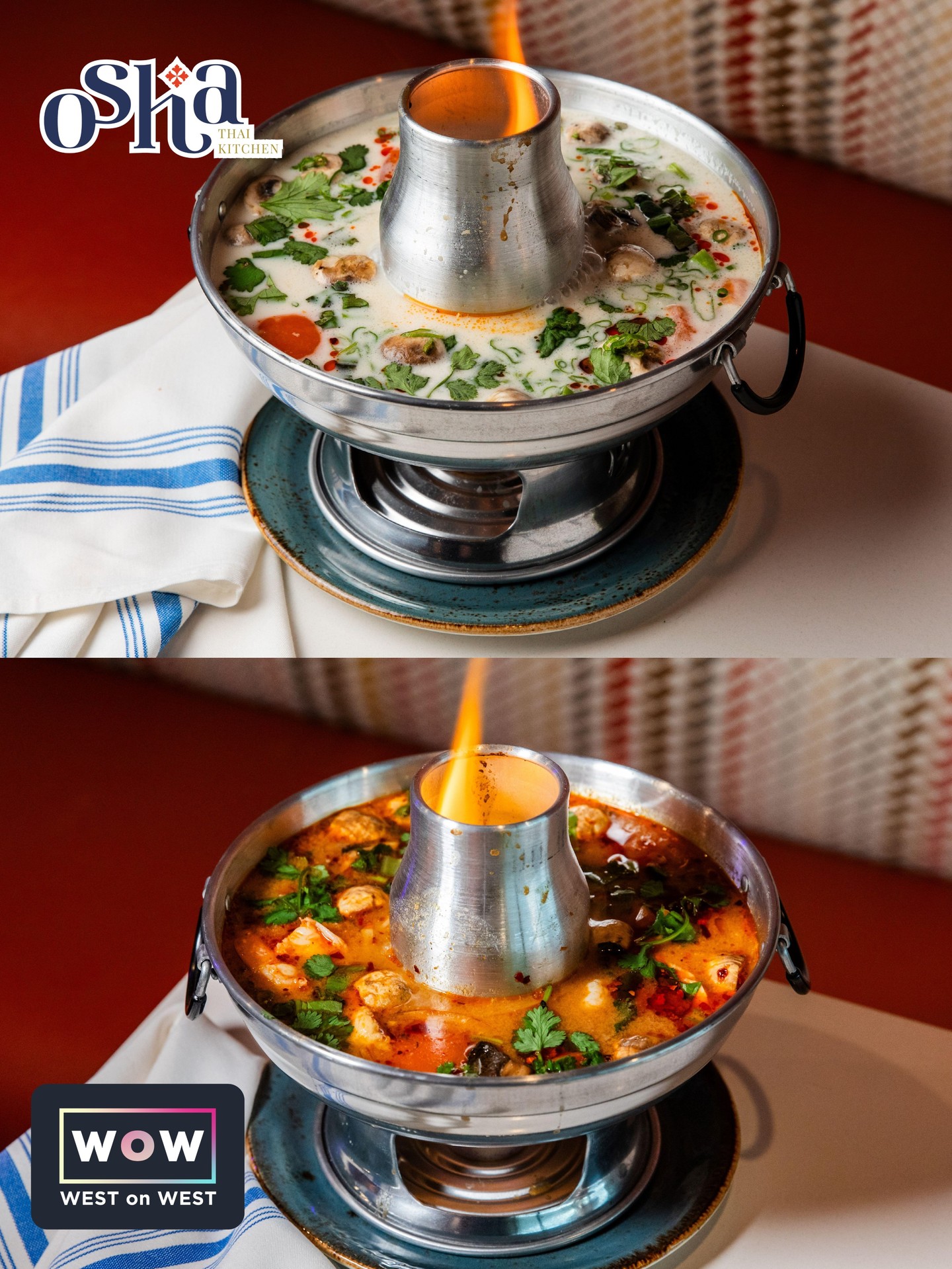 Craving something bold, spicy, and comforting? 🍜🔥
@oshathaihtx's Tom Yum Hot Pot is packed with shrimp, chicken, mushrooms, tomatoes, onions, and fresh cilantro in a rich, creamy Thai-style broth. For an even heartier meal, try the Mama O Hot Pot loaded with instant noodles, fish balls, shrimp, calamari, crispy chicken, fried wontons, and eggs, all swimming in a flavorful spicy tom yum broth.
Perfect for sharing or keeping all to yourself.
📍 Osha Thai Kitchen | 12230 Westheimer Rd, Suite B270, Houston, TX 77077