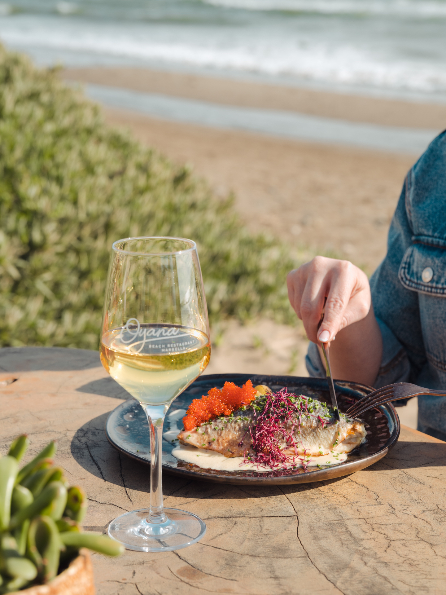 Elegant, delicate, and full of seaside flavour β¨π
Our Champagne Sea Bass pairs tender fish with a creamy champagne and leek sauce, baby greens, and a touch of black tobikko for a beautifully balanced finish. Refined, fresh, and made to be savoured slowly in the Oyana sun.
#MorningGoals #oyanabeach #oyanabeachrestaurant #marbellarestaurant #marbelladining #marbellabest #marbellaforlife #marbellaeast #oyanafood #experienceoyana #foodexperience #timetoslowdown