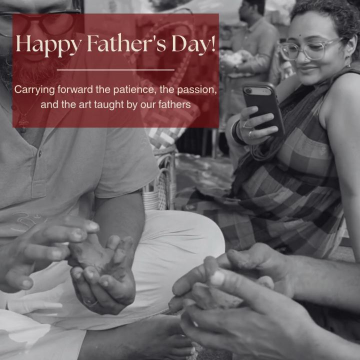 Lovingly passing down generational knowledge and wisdom, fathers have been playing a crucial role in keeping crafts alive and thriving.
Today we take a moment to honor & acknowledge the fathers our larger artisan family.
Happy fathers day.
#fathersday #heritage #traditional #indiancrafts #makeinindia