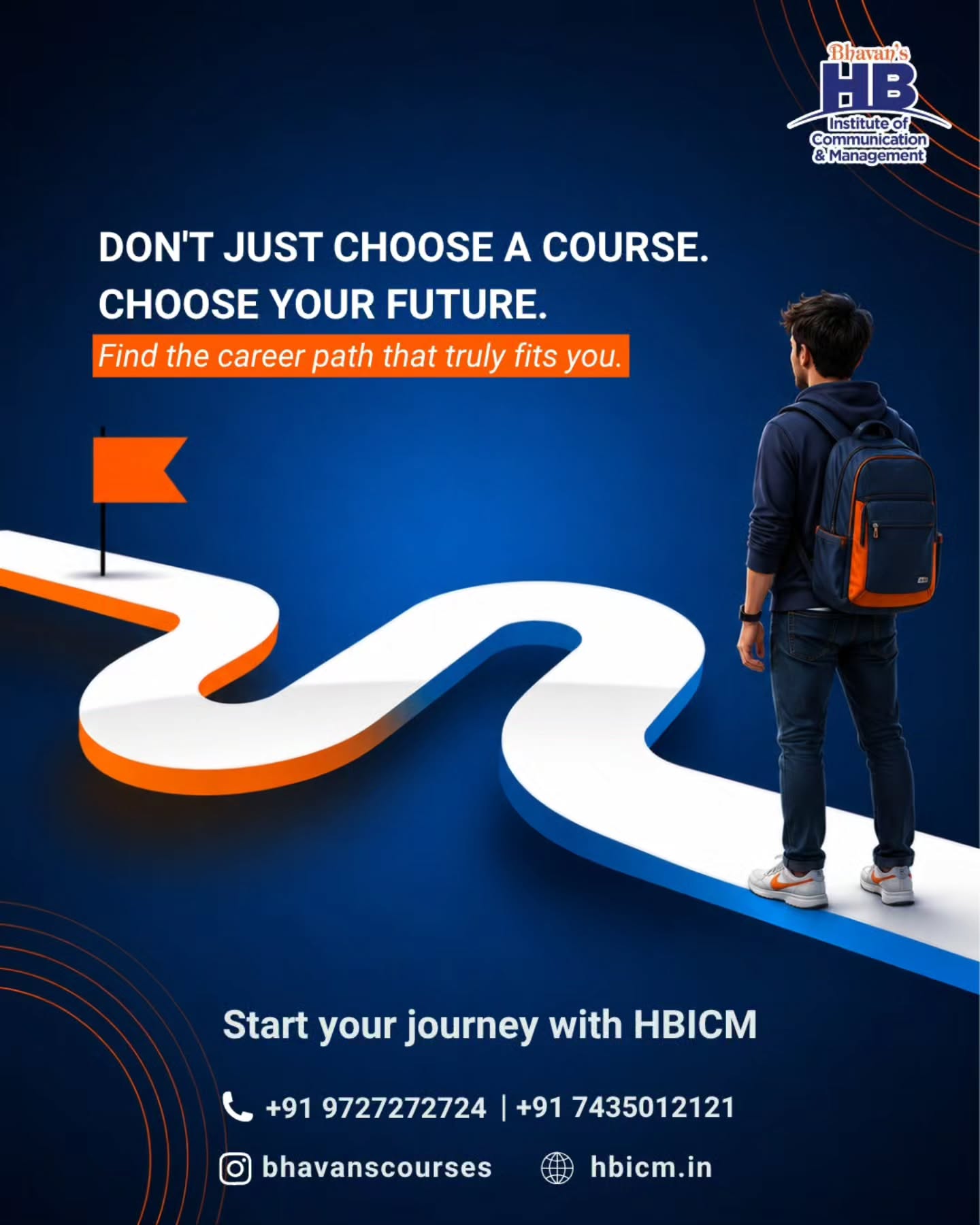 Your future deserves more than just a degree—it deserves the right direction. 🎓✨
At HB Institute of Communication & Management (HBICM), discover programs that align with your passion, sharpen your skills, and prepare you for a successful career. Because choosing a course is not just about academics—it's about choosing the future you want to build.
📍 Start your journey with HBICM today.
📞 +91 9727272724 | +91 7435012121
🌐 hbicm.in
Higher Education | Career Guidance | Future Ready | Communication & Management | Professional Courses | Skill Development | Undergraduate Programs | Postgraduate Programs | Career Growth | Student Success | HBICM | Bhavans Courses | Ahmedabad Education | Admissions Open | Choose Your Future