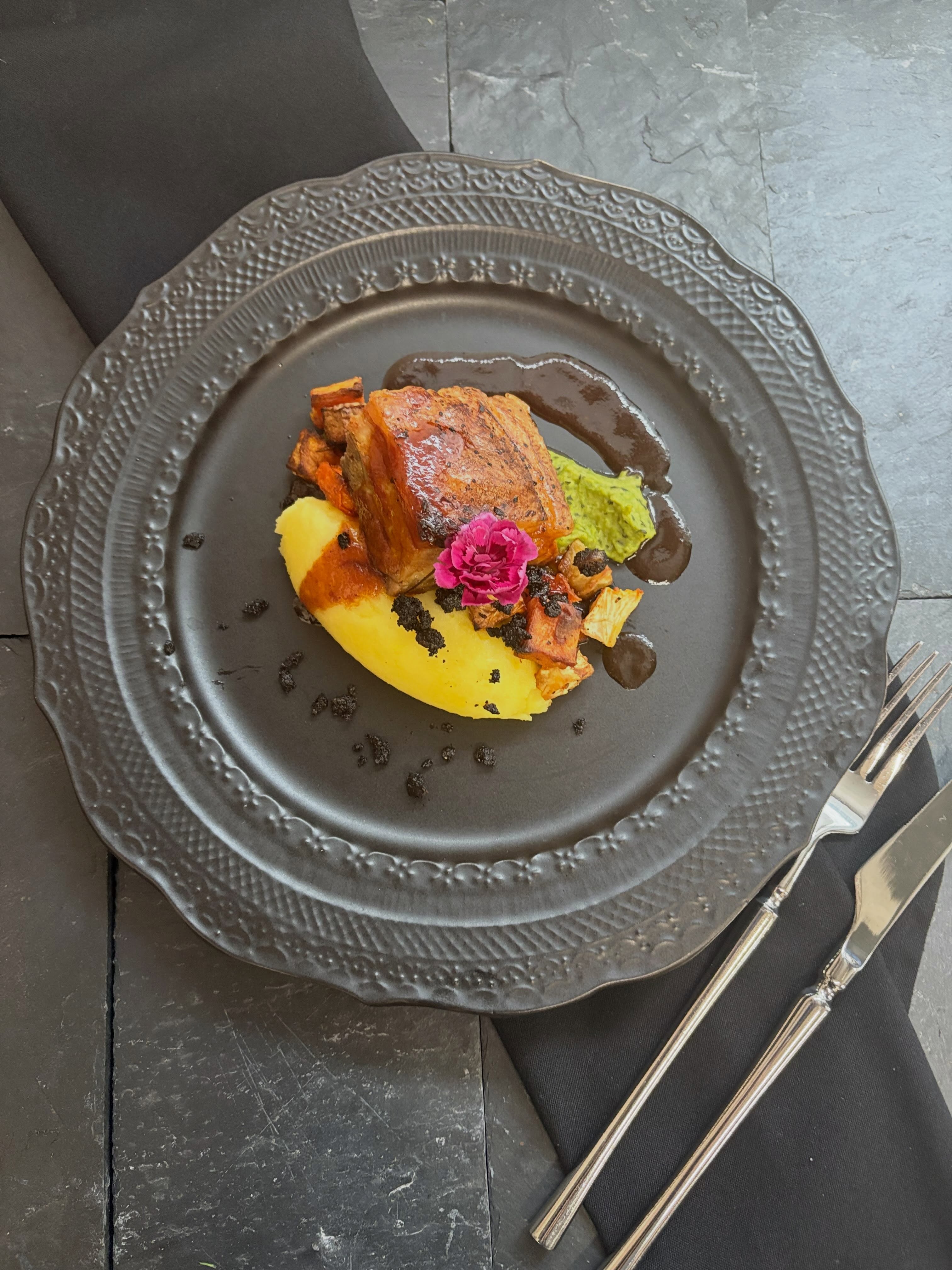 Did someone say, βWhatβs for dinner?β π½οΈ
A selection of our show-stopping main courses:
β¨ Crispy confit belly pork
Roast root vegetables, pea & mint purΓ©e, potato purΓ©e, black pudding crumb, and sage jus.
β¨ Tournedos of Yorkshire fillet of beef
Served rare with mustard BΓ©arnaise, sea salt potatoes, and wilted vegetables.
β¨ Seared pork tenderloin
Finished with a pistachio & pancetta crumb, roast butternut squash, tenderstem broccoli, apple compote, cider jus, and a sage crisp.
And thatβs just the beginning...
Get in touch to arrange your tasting and create a personalised menu for your next special occasion.
#PrivateDining #WeddingCatering #EventCatering #FineDining #yorkshirecatering π΄β¨