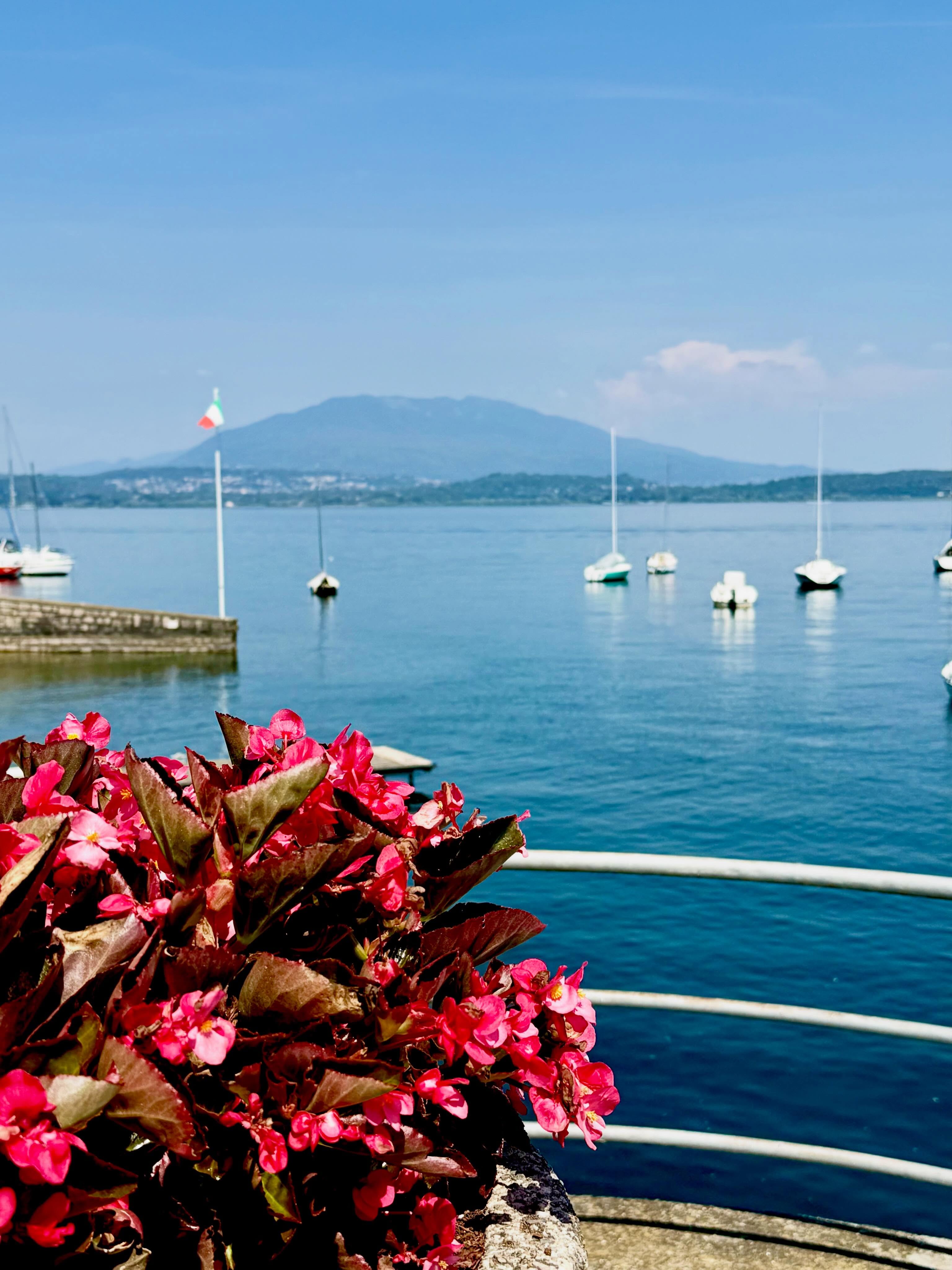 Lunch on Lago Maggiore, Italy #lakemaggiore #lagomaggiore #italianlakes #travelbloggers #retireandtravel