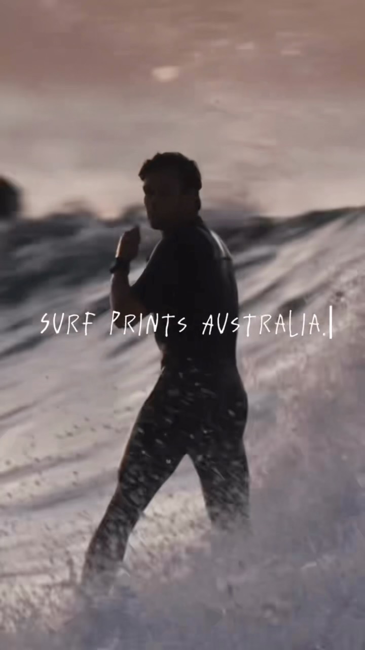 New surf prints for Yamba online now. A stunning spot on the Northern South Wales coast. #yamba #angourie #surfartwork #surf #homeinspo