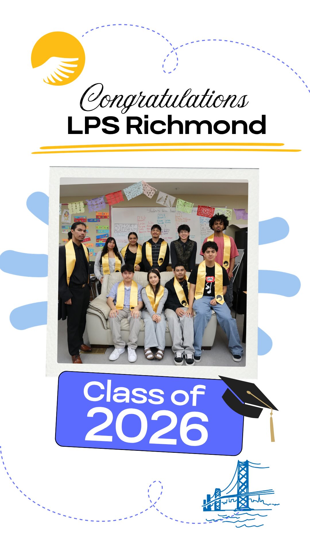 🎓 Congratulations to our Summer Searchers from LPS Richmond!
Shoutout to Anderson, Mia, and Angie for serving as graduation speakers! We loved your speeches! 💙
And to all of our LPS Richmond Summer Searchers, congratulations on this incredible milestone! We are so proud of all you’ve accomplished and can’t wait to see what comes next. ✨
#SummerSearch #StudentSpotlight #ClassOf2026 #MentorshipMatters #FirstGenSuccess