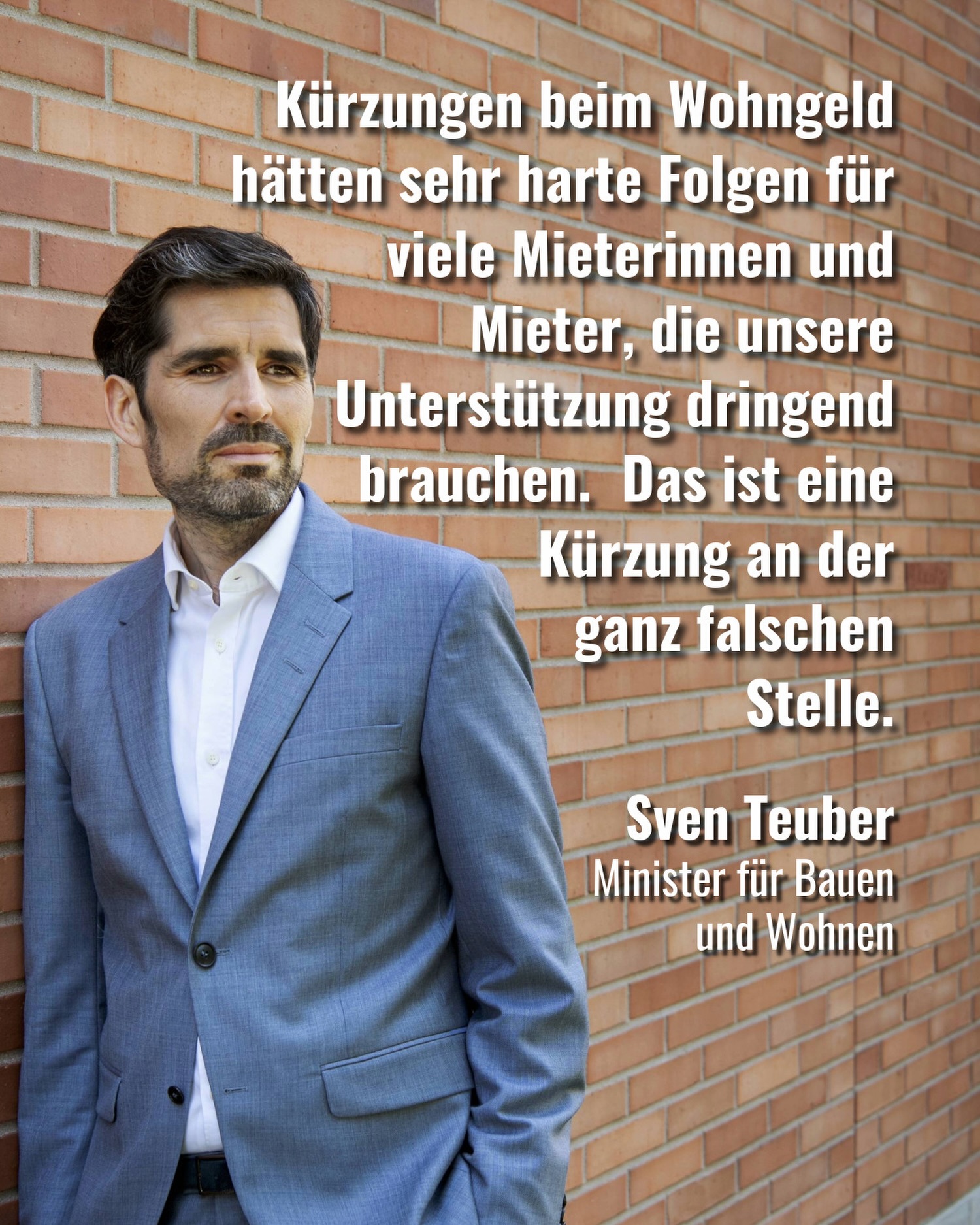 Wohngeld kürzen, während die Mieten weiter steigen und bezahlbarer Wohnraum knapper wird? Für mich ist klar: Das ist die völlig falsche Richtung. Gerade jetzt, wo der Druck auf dem Wohnungsmarkt täglich wächst, brauchen viele Menschen verlässliche Unterstützung beim Wohnen, nicht weniger. Genau dafür setze ich mich ein.
#mieten #bezahlbareswohnen #wohngeld #politik #trier