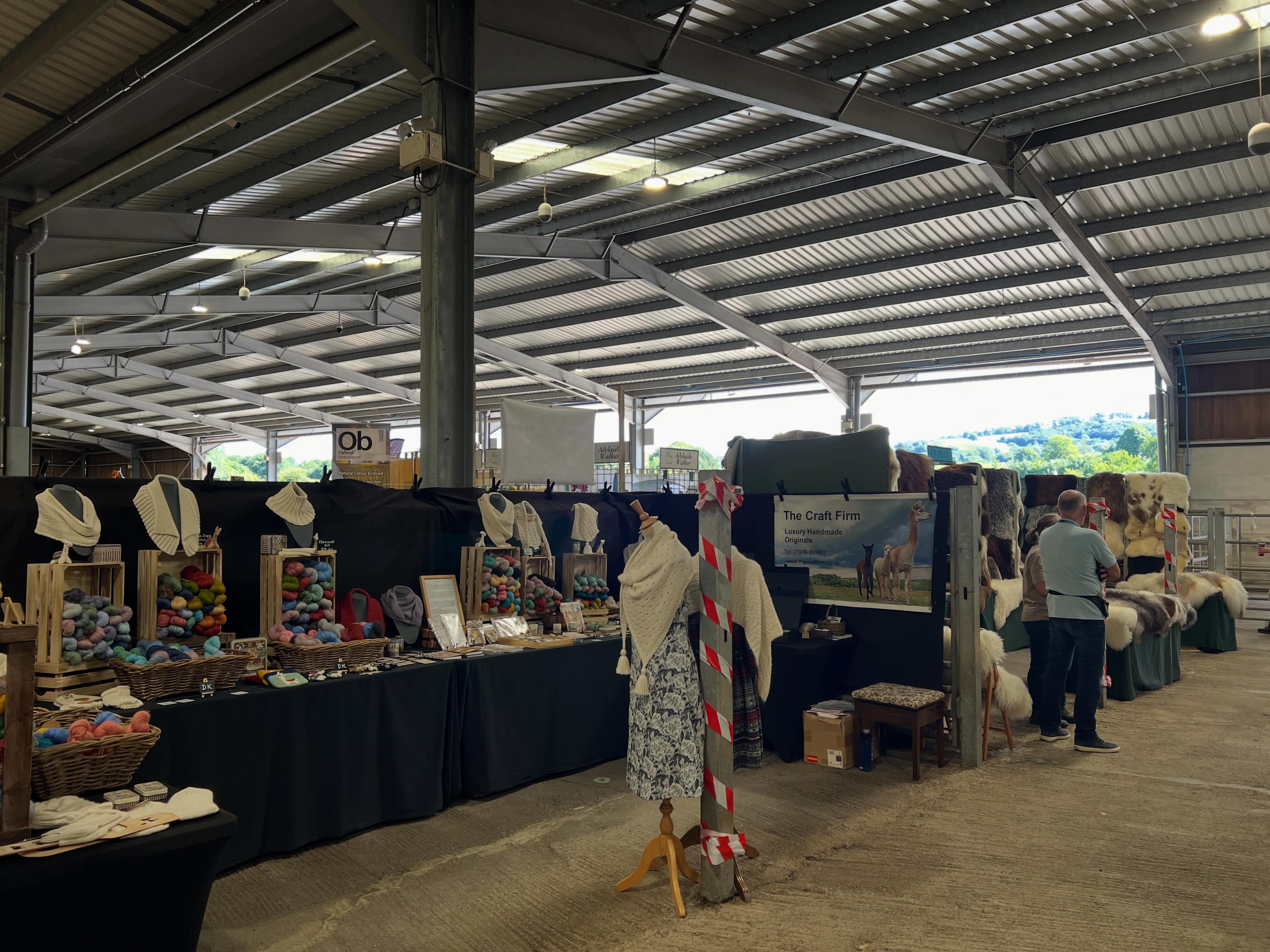 A beautiful day to be in Cumbria at @cumbrianwoolgathering! All set for day 2 🦙🧶
#alpacayarn #naturalfibres #knittingkits #bowlandcollection #yarnshow