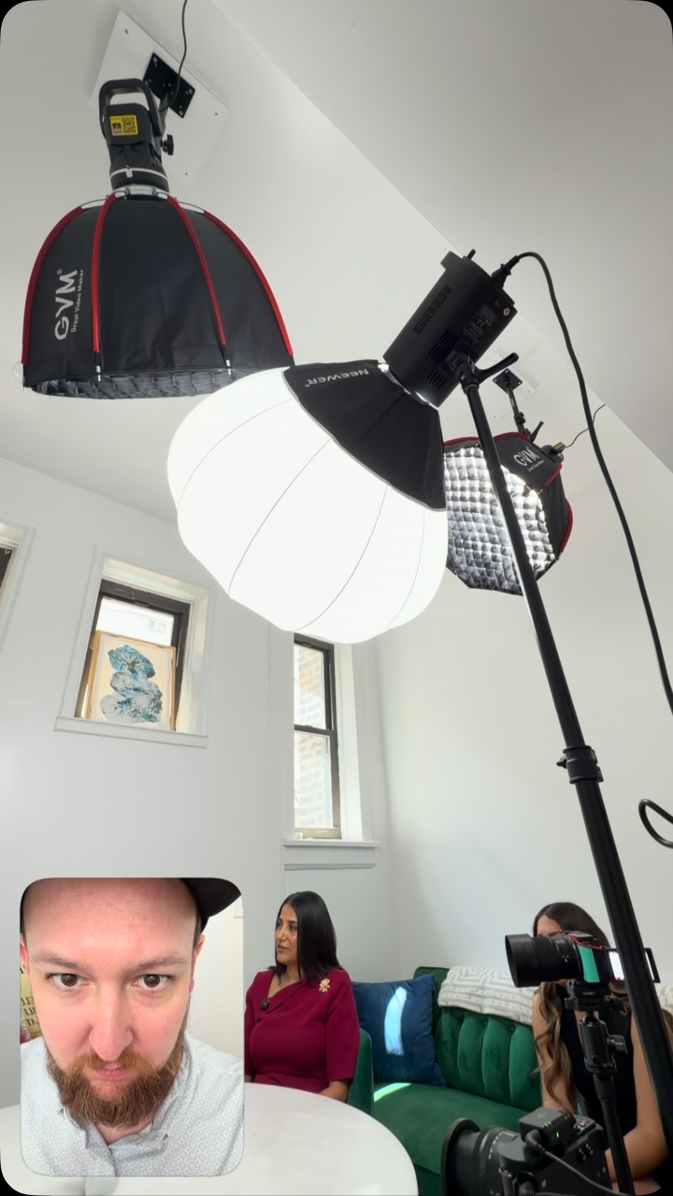 #bts of Thursday’s #podcast for @exclusivepr with @kitcabello of @hardlensmedia #chicagopodcast #chicagovideographer