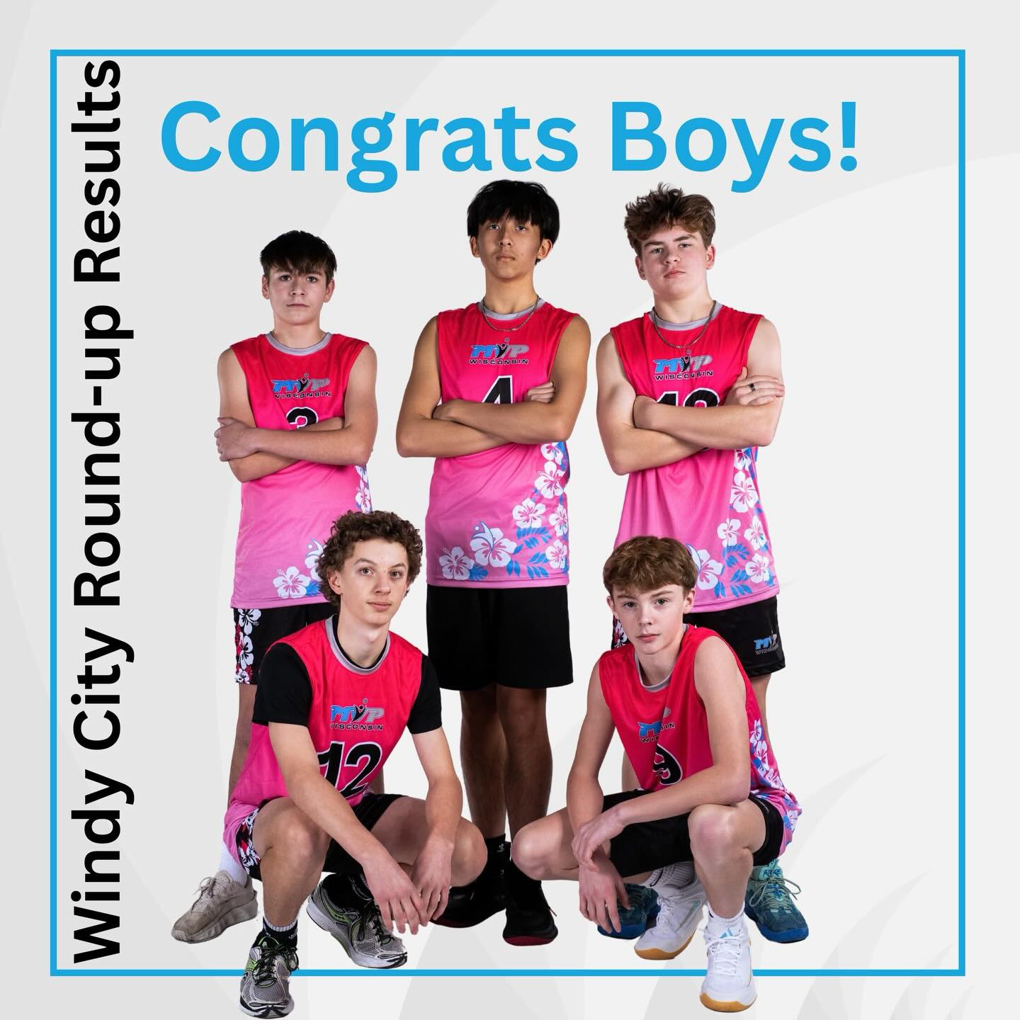 All three boys teams had a great weekend at the Windy City Round-up in Chicago!
- 15 Blue finished in 6th Place
- 17 Silver finished 1st in Silver
- 17 Blue fought hard in their last match of the weekend, losing 24-26, 28-30