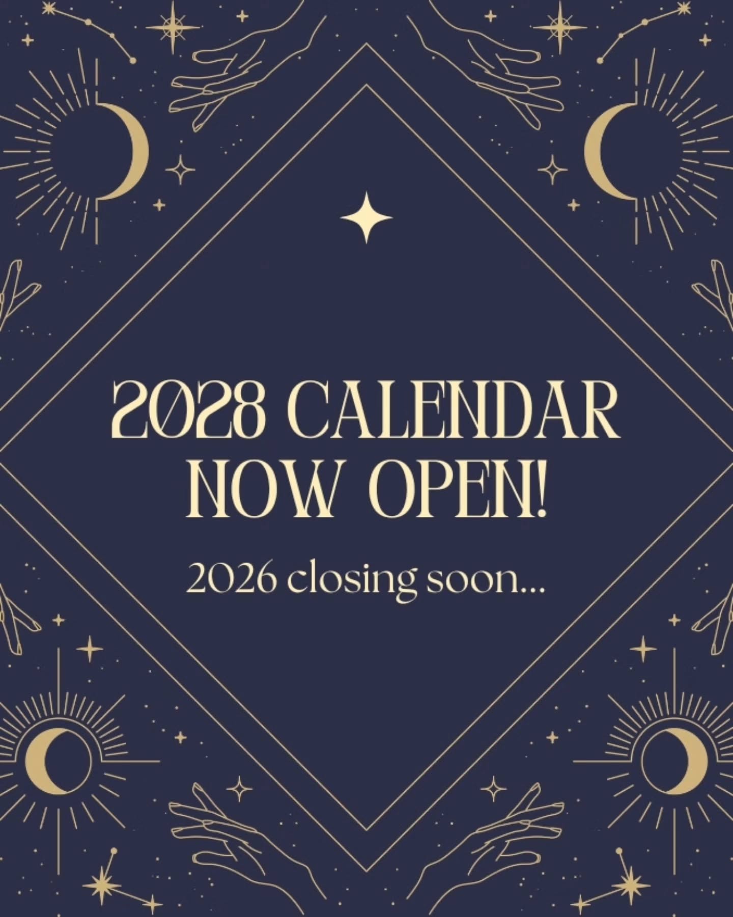 🖤✨ My books are now officially open for 2028! ✨🖤
Meanwhile, 2026 is nearly full. I only have a handful of open dates remaining this year... and I'll be closing my 2026 calendar very soon so I can focus my attention on the wonderful couples I'll be working with between now and the end of the year.
My 2027 calendar has been filling up steadily... but I still have a good amount of availability.
So whether you're planning something later this year, next year, or down the road in 2028... now's the perfect time to get in touch! 👩🦰🖤✨