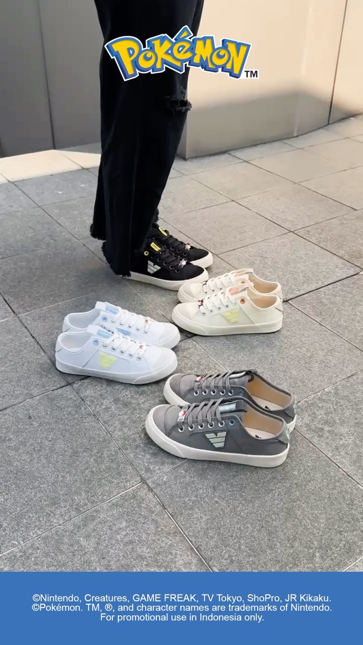 Pengen keliatan effortless tapi tetep keren? Ya udah, tinggal pilih Ventela Champion aja sih.
Pilih Pokémon favorit kamu. Langsung auto stylish!
#VentelaChampion #Pokémon