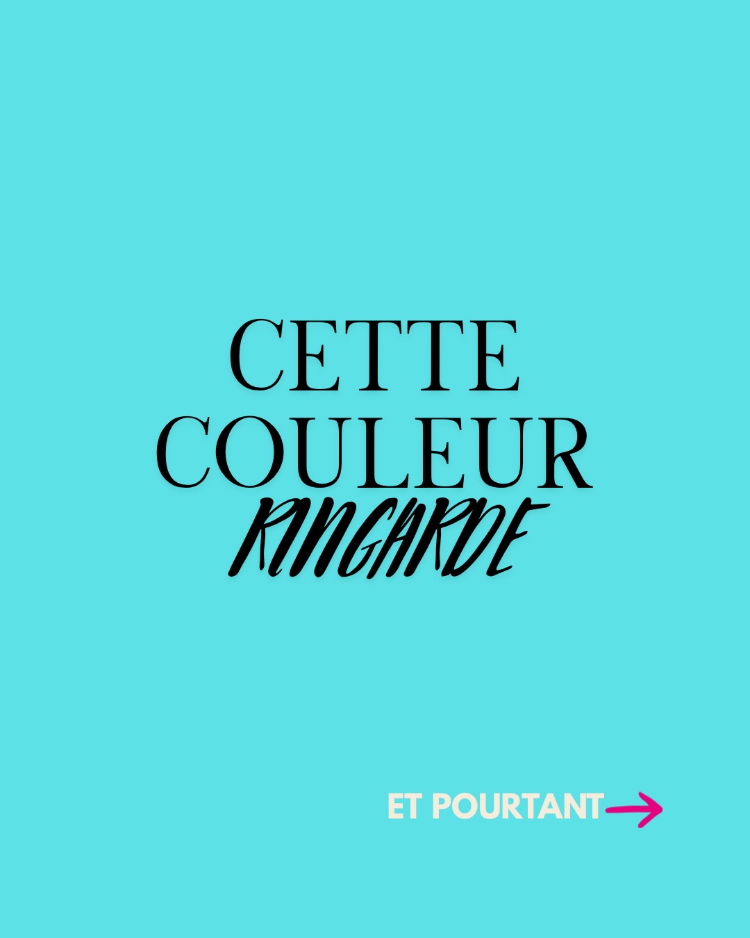 On accuse souvent une couleur… alors que c’est sa nuance qui change tout.
Le turquoise fait partie des couleurs qui reviennent chaque été… parce qu’elles illuminent presque toutes les silhouettes
En colorimétrie, une couleur n’est jamais simplement “bleue” ou “jaune”. Ce sont ses sous-tons qui font toute la différence.
Retenez une chose : la température d’une couleur compte souvent plus que son nom
Le turquoise adore les contrastes. Avec les bonnes associations, il devient élégant, moderne… et absolument pas ringard.
Les accessoires sont le meilleur moyen d’oser une couleur sans révolutionner tout son dressing. Une paire de boucles suffit parfois à réveiller un look. ✨
Et toi, quelle couleur tout le monde critique… mais que tu adores porter ? 💬