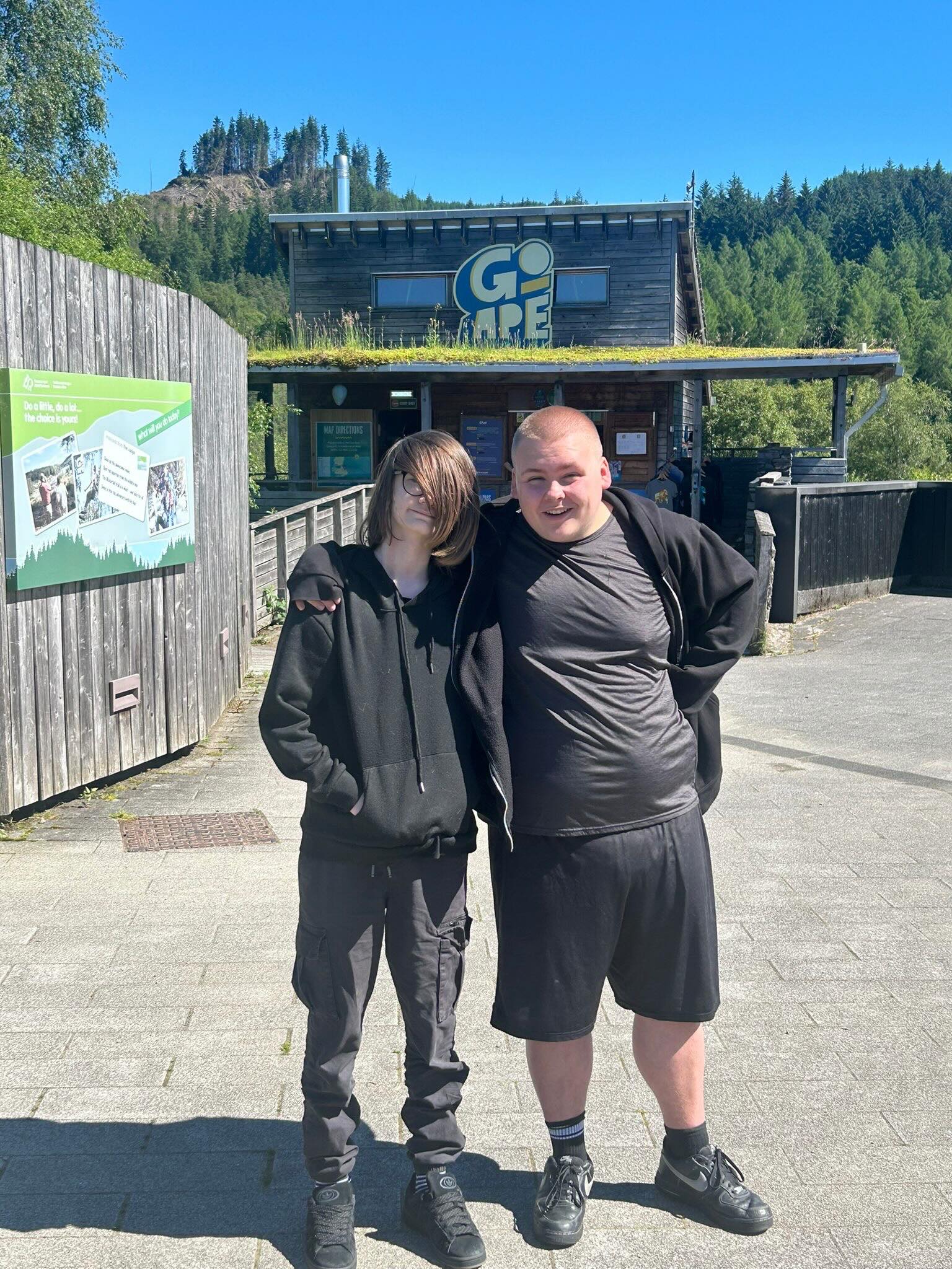 Some of the students enjoying a trip to Go Ape today #goape #outdoorfun #summerfun