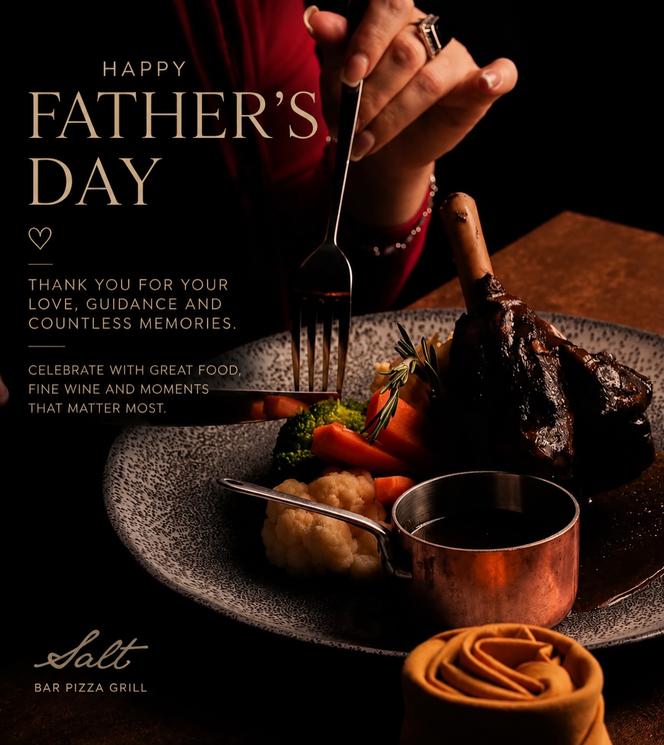 Celebrate the man who has always been there.
Great food, fine wine, and moments worth sharing with family and friends.
📍 Salt Bar Pizza Grill
#fathersday #fathersdaydinner #italianrsstaurant #essexfoodies #maldonsalt
