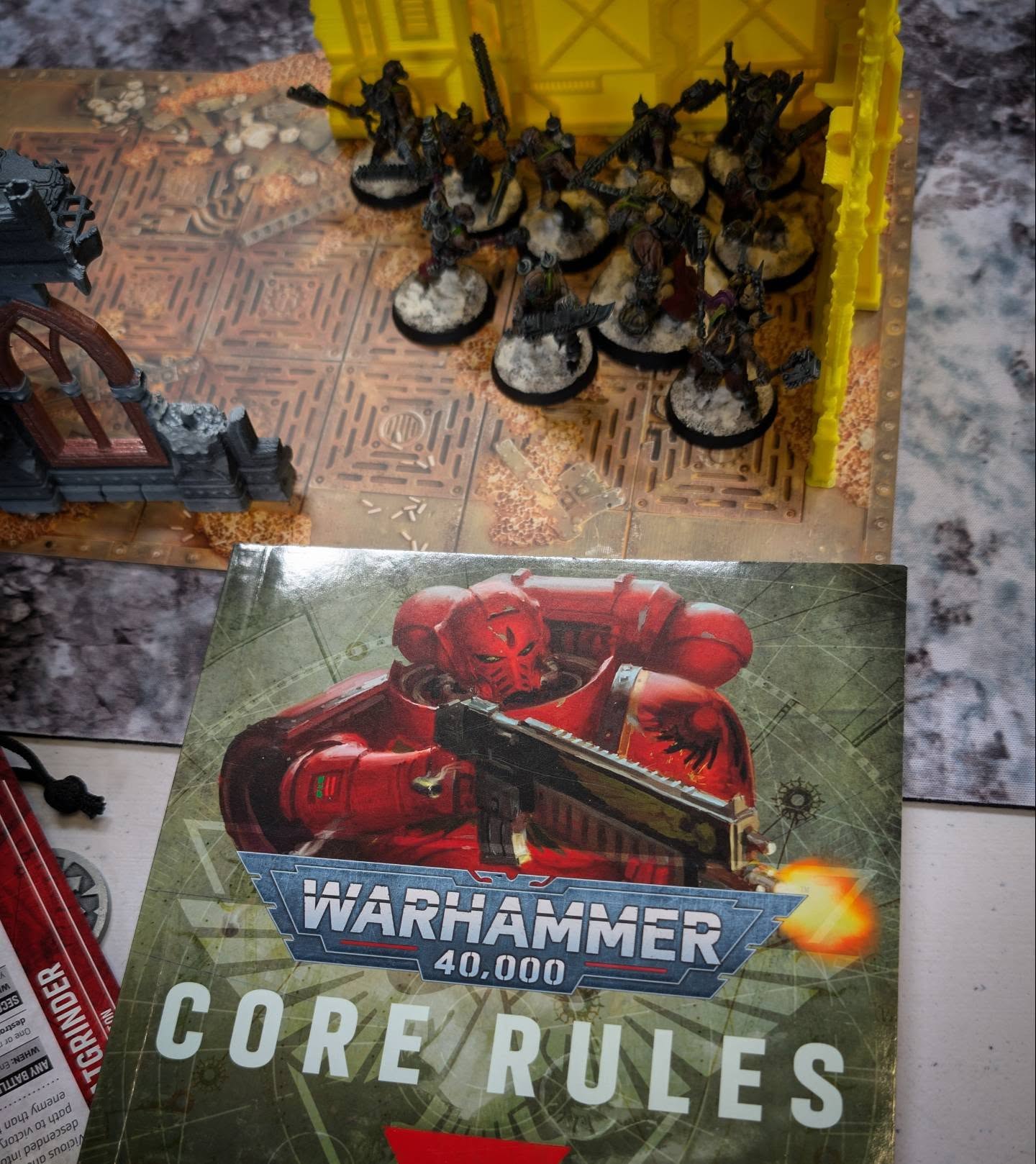 We had a great, if not slightly warm, morning hosting a Warhammer 11th edition Boot Camp, learning the new rules and changes in a fun, casual social setting.
We saw three games at different sizes on the tables, Space Wolves vs Orks at 1000 points at two tables and then World Eaters vs Space Wolves at the third table. I think our community was hoping that bringing so many Fenrisians would psychologically cool us down...
We also had a table to social rules conversation over some building of Armageddon boxes.
Overall a great event that really sold us on 11th! Here to more games!
#warhammer40k #11thedition #gamesworkshop #grimdark #armageddon