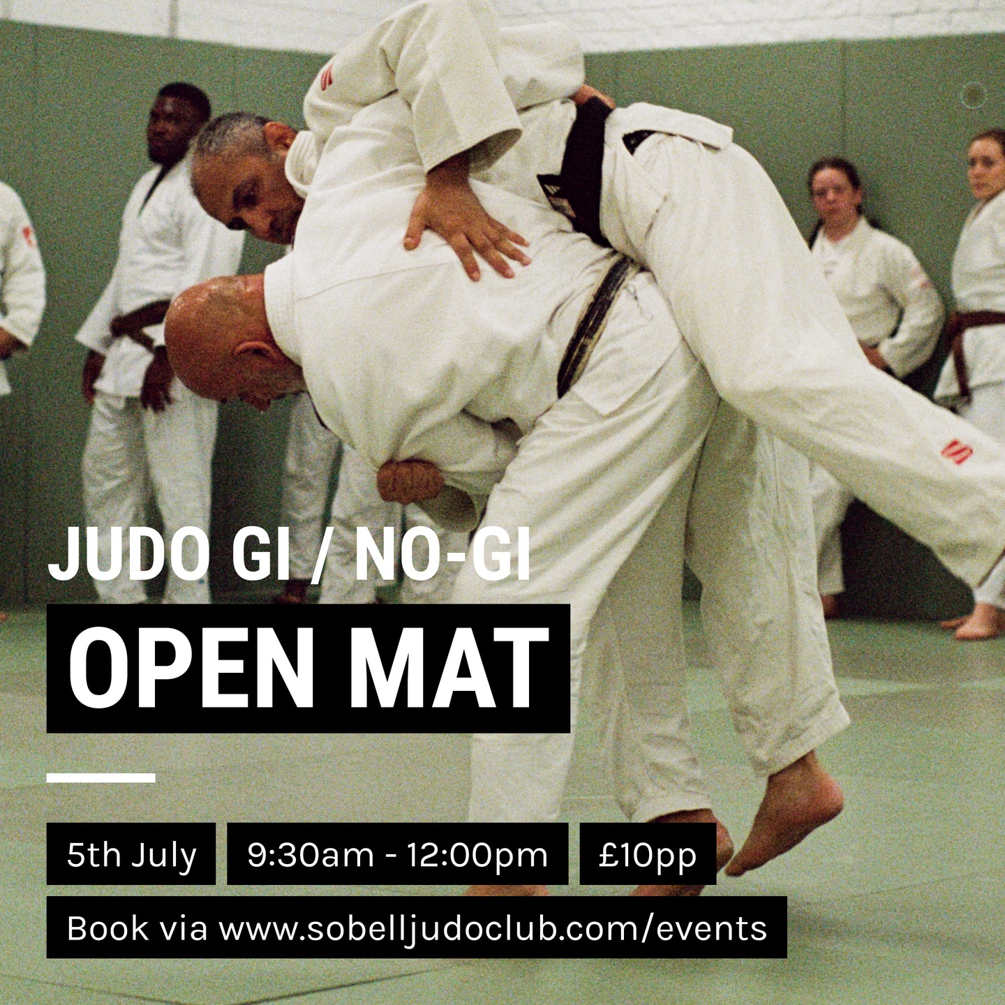 📆 Sunday 5th July - open mat. The dojo is open for you to train as you wish! Book via our website or via the link in our bio.