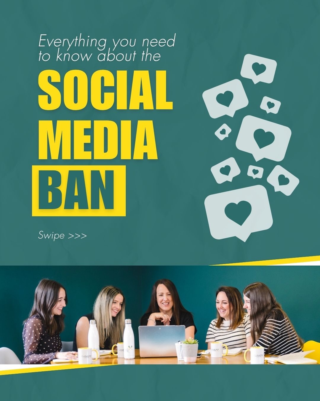 Daily we see social media be a powerful marketing tool for business success and growth.
But, avoiding the doom scroll and navigating positive social media use, requires conscious effort and boundaries!
We work in the ‘social media’ world for most of every working day. We are well aware of its dangers, and have worked to understand how algorithms work, as well as the app protocols and procedures that can be put in place to support positive social media use.
One of the reasons Team SBD love social media is its power to connect, and encourage emotion. However we are all too aware this emotion isn’t always positive.
We don’t yet know how the ban will be enforced, but we believe we all have a part to play in helping children and adults understand the power of the machine they have in their hands!
We hope these tips will help you to reflect on your own social media use, and encourage a conversation with others - especially any children you know.
Please save and share.