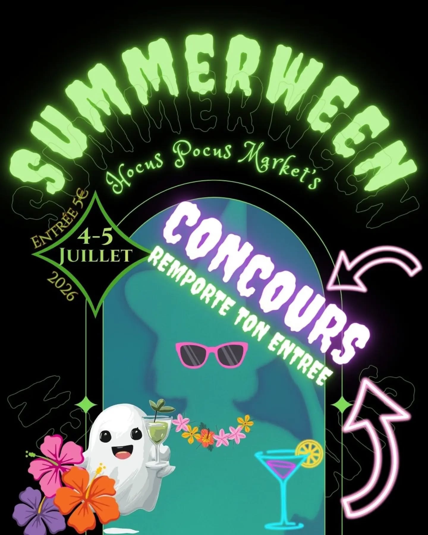 🍉 CONCOURS SUMMERWEEN (et petit jeu!)
Tente de remporter ton entrée pour le Summerween !
Pour participer :
- taggue en commentaire ton/ta partenaire de crime et dis-nous quel costume il/elle devrait enfiler au Summerween ! 😁🔥🖤
- Suis-nous : @hocuspocusmarket et @tchiniss_et_canistias
- Partage cette publication en story
📅 Tirage au sort le 29 juin !
Bonne chance à tous.tes !
Pssst ! Il y a aussi une place à gagner sur ma page FB !
Rendez-vous au Summerween pour un weekend placé sous le signe de l’étrange et de l’esprit d’Halloween en plein été. 🎃🖤
TU VEUX DE LA CITROUILLE ? T'EN AURAS ! 😂
#summerween #halloweeninthesummer #quefaireacharleroi #spookyseason #pumpkineverything