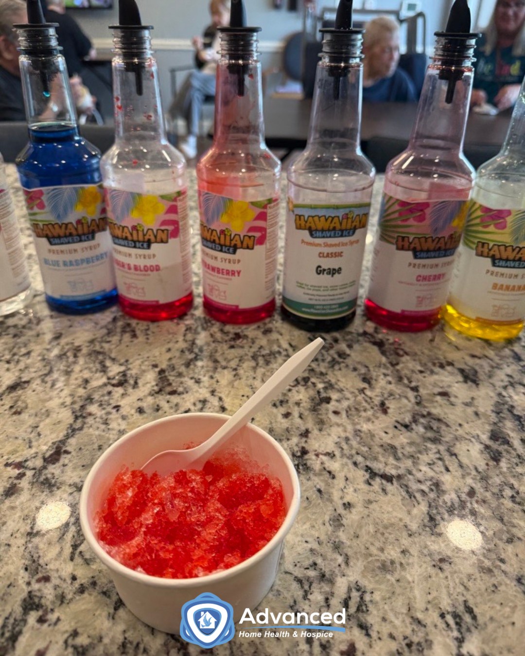 Everyone is cooling down this summer with snow cones! 🍧
Over the past few weeks, we've had so much fun bringing sweet treats and smiles to residents at Walden's View of North Huntingdon, Riverside Health & Rehab Center, and Harmony at Diamond Ridge. Thank you for welcoming our team and allowing us to share these special moments together. Here's to making summer a little sweeter! 💙
#AdvancingTogether #HomeHealth #Hospice