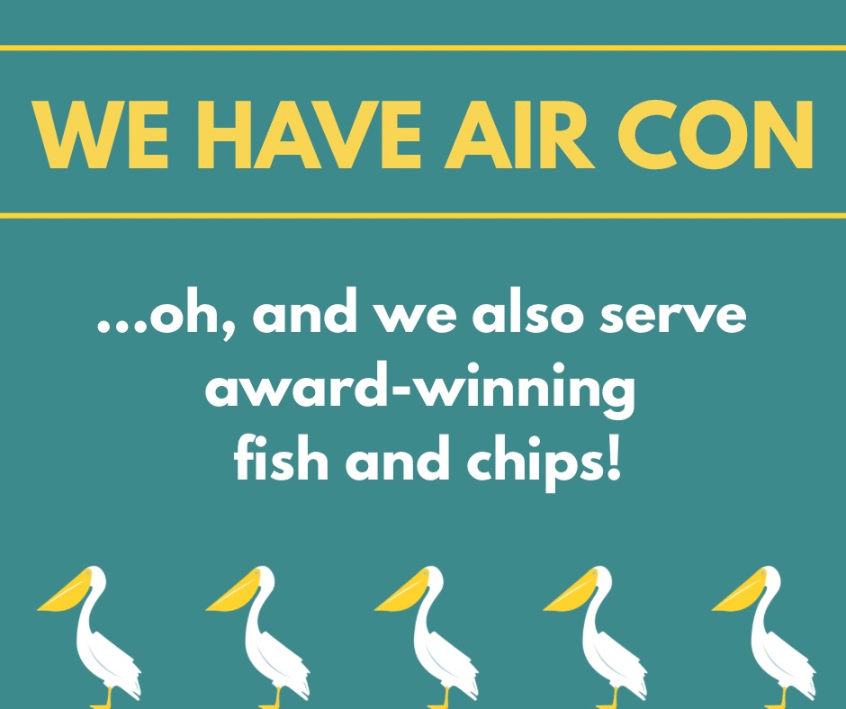 😎🧊 The perfect treat to escape the heat 🧊😎
Pop in, cool down, and treat yourself to a meal that’s worth leaving the house for ✨ Our restaurant has air-conditioning and is open from 12:00 daily (except Sunday) 👋🏼
#thepelicanfishandchips #supportlocal #heatwave