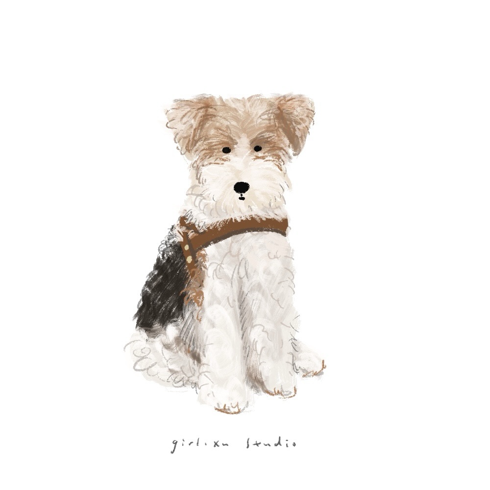beige friends 🤎 #illustration #drawing #sketchbook #dog #cat