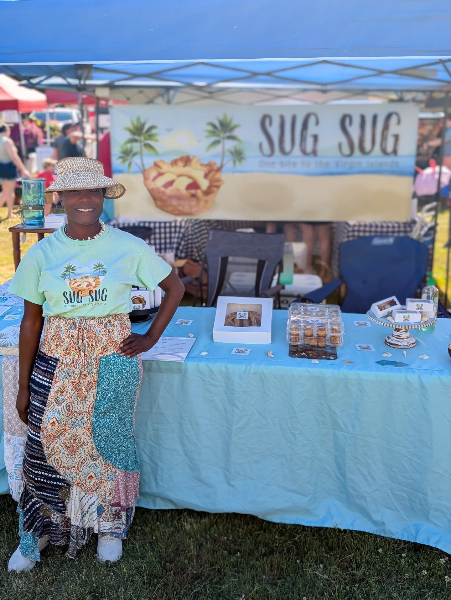 Can't believe this is Year 5 (and a half to be exact) of SUG SUG. It's been such a fun awesome adventure bringing a bit of my culture to where I grew up. I've met many V.I. natives, fellow Caribbean, and a ton of folks that just enjoy the taste of the Virgin Islands. Hope to see many of you this summer!
Keep SUG SUG in mind for your catering, holiday and celebration needs.
Thanks for your support and cheers to another 5+ years ๐