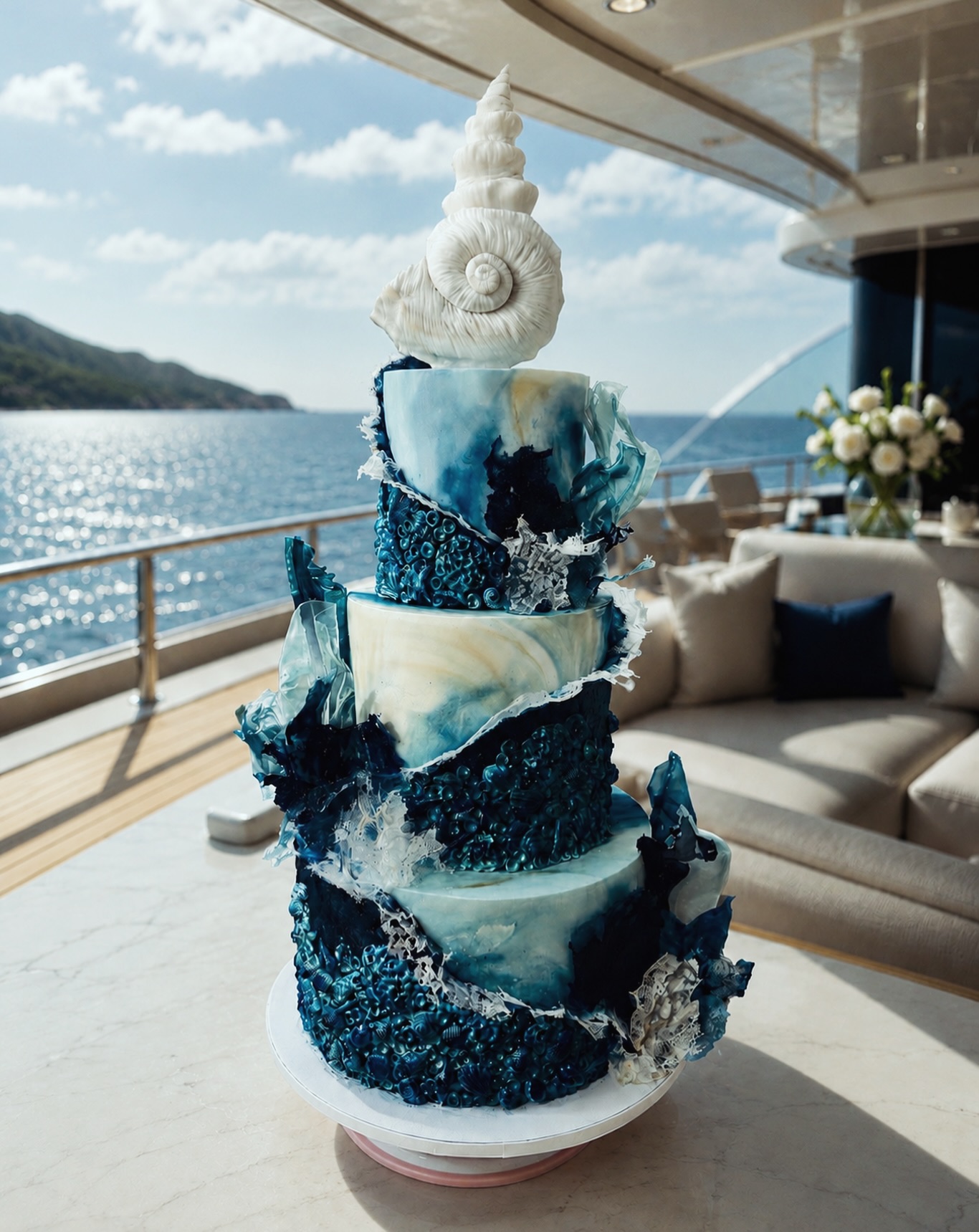 🇬🇧 40th birthday celebration aboard a private yacht in Saint-Tropez.
A bespoke cake inspired by the sea, designed to complement an unforgettable celebration.
Handcrafted.
🇫🇷 40 ans célébrés à bord d’un yacht privé à Saint-Tropez.
Une création sur mesure inspirée par l’univers marin, imaginée pour accompagner une célébration unique.
Réalisée entièrement à la main.
#LuxuryCake #SaintTropez #YachtParty #BespokeCake #LuxuryEvents