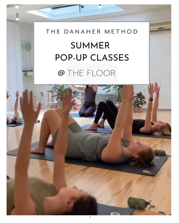 Summer POPUP dates are here! 2 classes at The Floor on Atlantic (Boreum Hill, Brooklyn). Join me for all the things - shoulder that move, a strong core & 🍑, peace…
Sign ups are open for all classes:
•Saturday Pop Up: Strength, Release, Restore
•Ongoing Online: Body Organization
➡️Thedanahermethod.com/classes