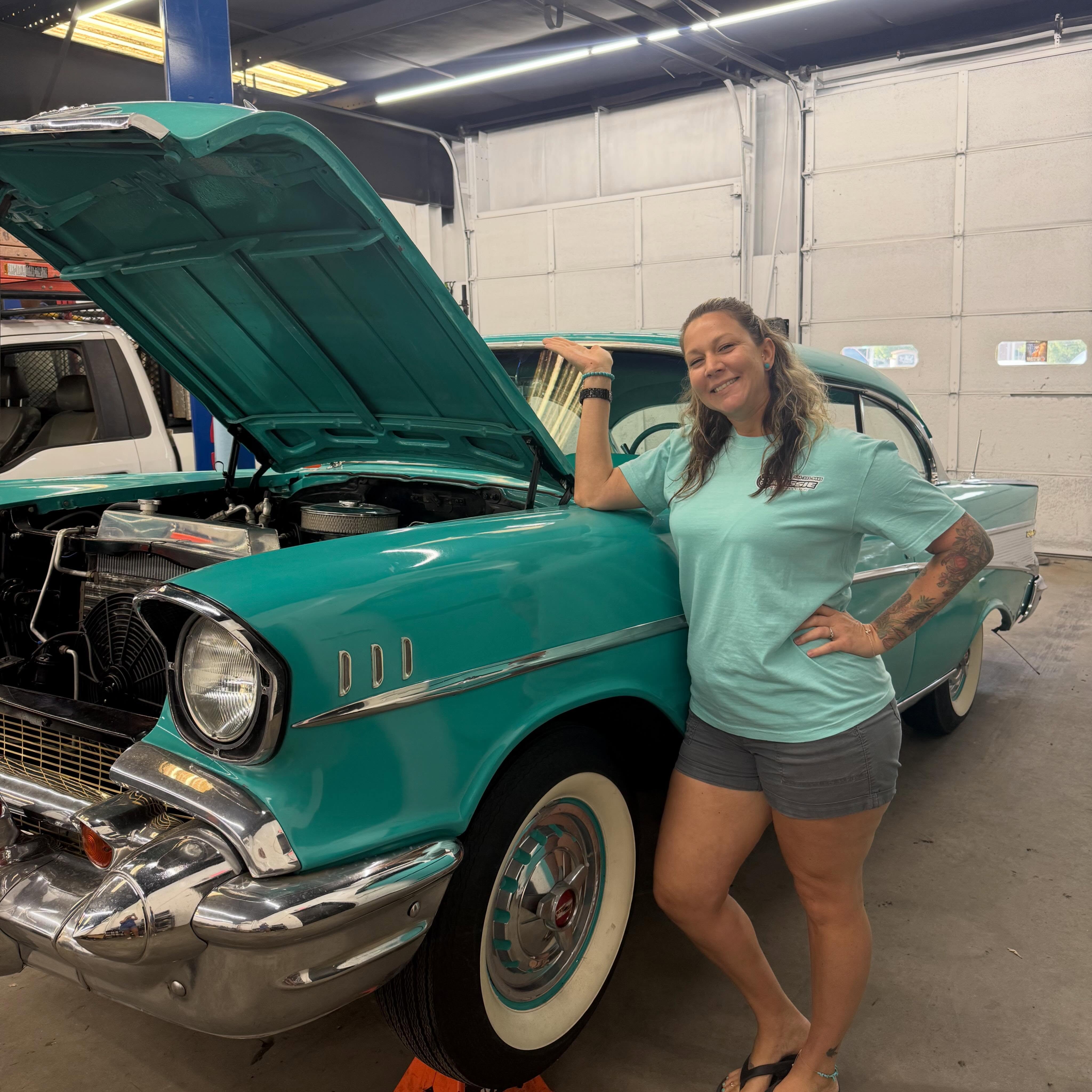 Twinning Tuesday. 😎
Looks like Felicia found her twin today... and we’d say she picked a pretty good match.
This clean ride came through the shop, and we had the pleasure of getting it back to performing the way it should. We take pride in every vehicle that rolls through our bays—whether it’s your daily driver, your work truck, or your pride and joy.
Thanks for trusting Massie Auto Repair & Services to keep you on the road.
#twinningtuesday #massieauto #mechanic #builttolast #autorepair