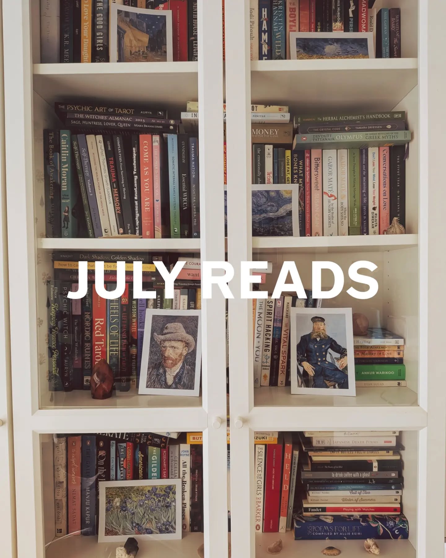 #julyreads
Some that are a carry forward from last month, some that are new. Going to keep it simple this month as I have lots happening! Maybe 1-2 fiction books might get added into this as the month progresses. We shall see! None of it is set in stone 😄
What are you planning to read this month?
Lots of love,
Maitreyi 💜✨☘️