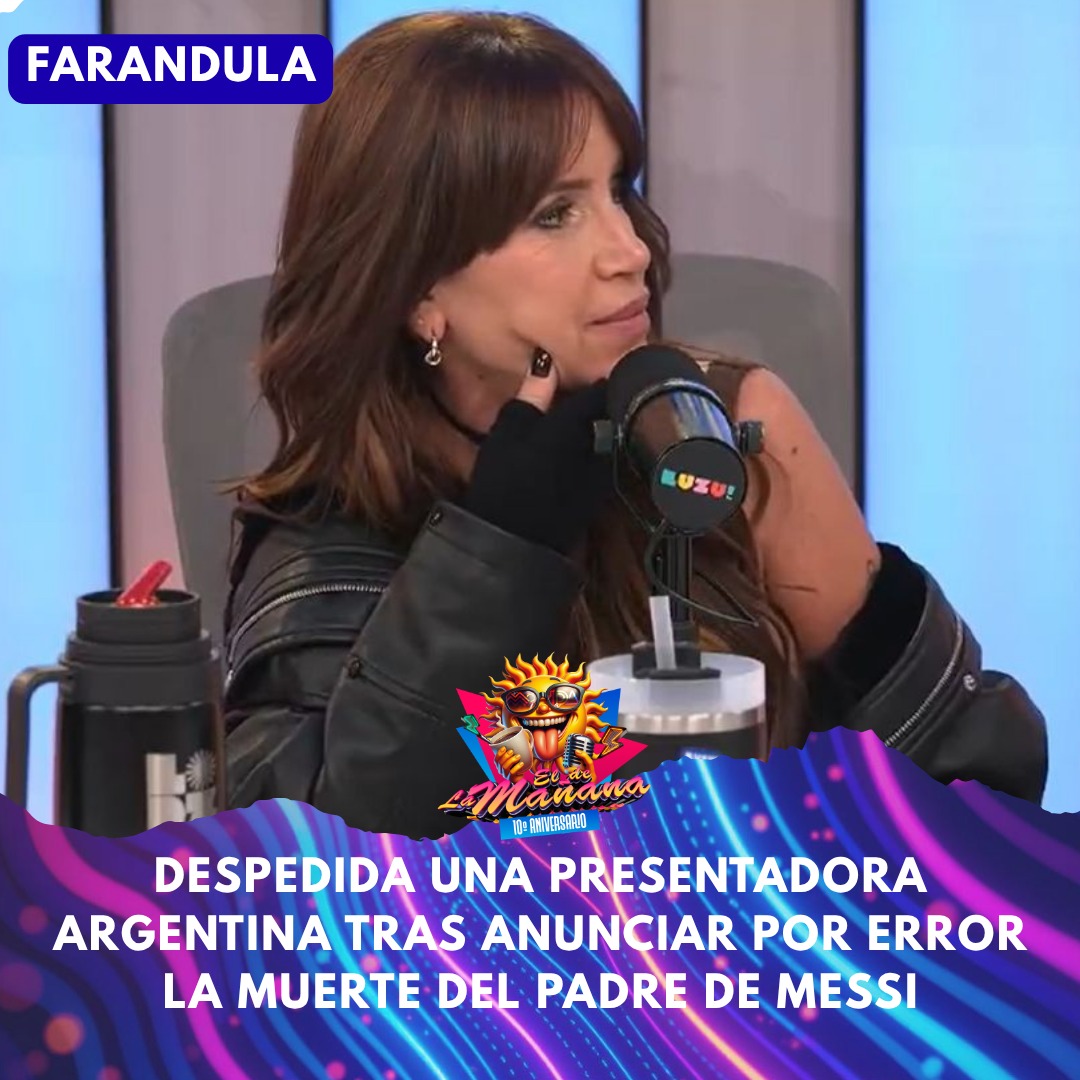 📺⚠️ Una noticia no confirmada terminó convirtiéndose en una gran polémica.
La presentadora argentina Florencia Peña fue apartada de su programa después de anunciar por error el supuesto fallecimiento del padre de Lionel Messi durante una emisión en directo.
Minutos después se aclaró que la información era falsa y que Jorge Messi se encuentra bajo seguimiento médico y evolucionando favorablemente.
El caso reabre el debate sobre la responsabilidad informativa y la importancia de verificar antes de comunicar, especialmente cuando se trata de temas sensibles y figuras públicas. 👀
#Messi #LionelMessi #Argentina #Trending #TV #Noticias #lamovidalatina #eldelamañana