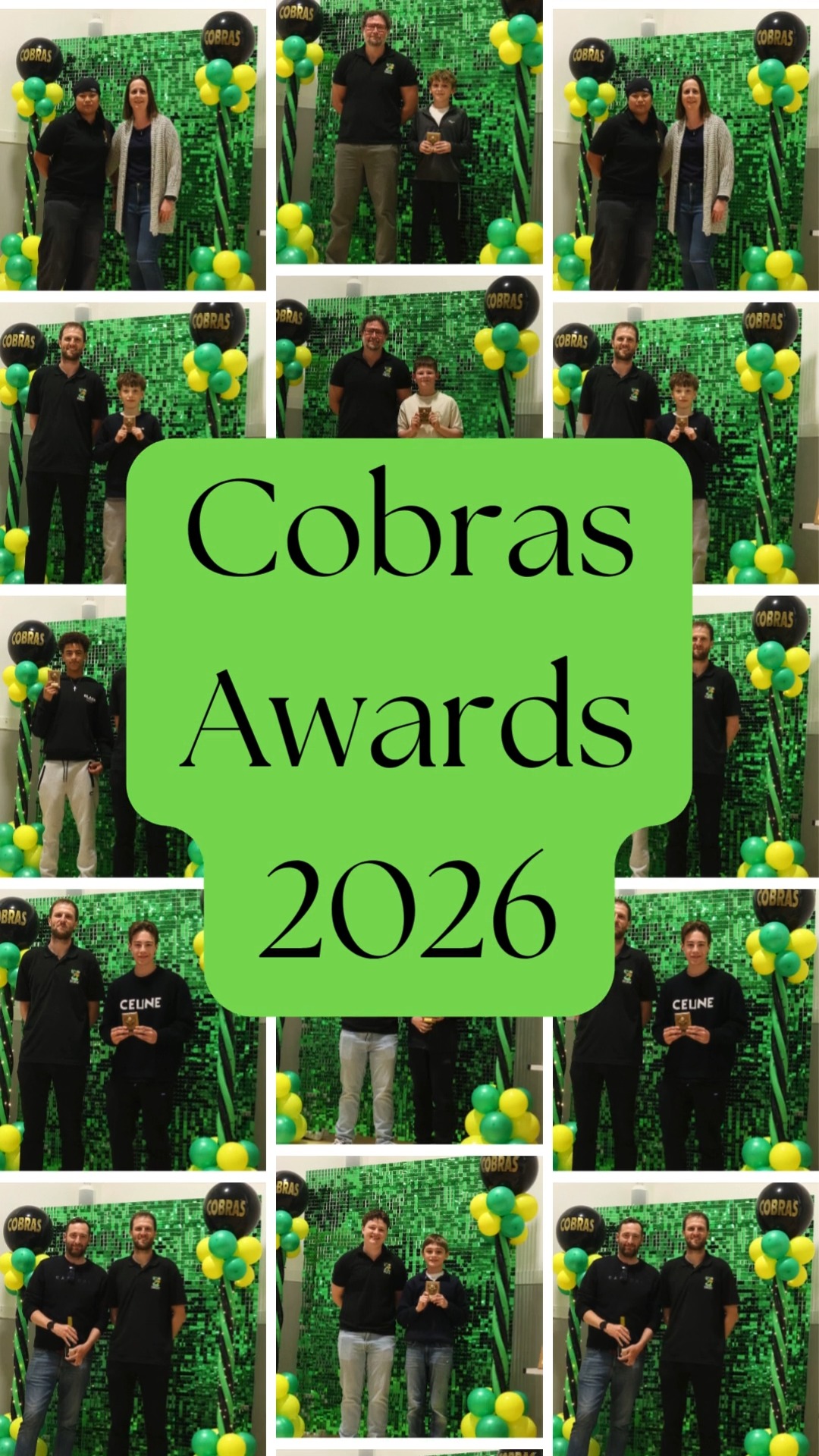 What an incredible way to celebrate another fantastic season! 🏆💚🐍
Looking back at our Awards Evening in May, we're still smiling at the amazing turnout and the incredible support shown by everyone in our Cobras family. Seeing our players, coaches, volunteers and families celebrating each other's achievements is what makes this one of our favourite days of the season.
We are so proud of every single one of our players from the 2025/2026 season. Your hard work, commitment and determination have been outstanding, and we can't wait to see what the future holds. A huge congratulations to all of our award winners – you should be incredibly proud of yourselves! 👏
A massive thank you to our sponsors for their generosity in donating prizes and supporting our club throughout the season:
💚 Balloon & Bloom
💚 A La Russe
💚 Ascot Racecourse
💚 High Score Arcade Bracknell
💚 Cineworld
💚 Tesco
💚 Slam Jam
💚 Drippy Grippy
💚 La Dolce Vita Café
A special thank you also goes to Martin for taking such fantastic photos on the evening – we really appreciate your time and effort! 📸
Parents, if you would like a copy of your child's awards photo, please get in touch with Stephie.
Thank you once again to everyone who attended and helped make the evening so special. Here's to another brilliant season ahead! 💚🐍 #CobrasFamily #AwardsEvening #ProudClub #TeamCobras