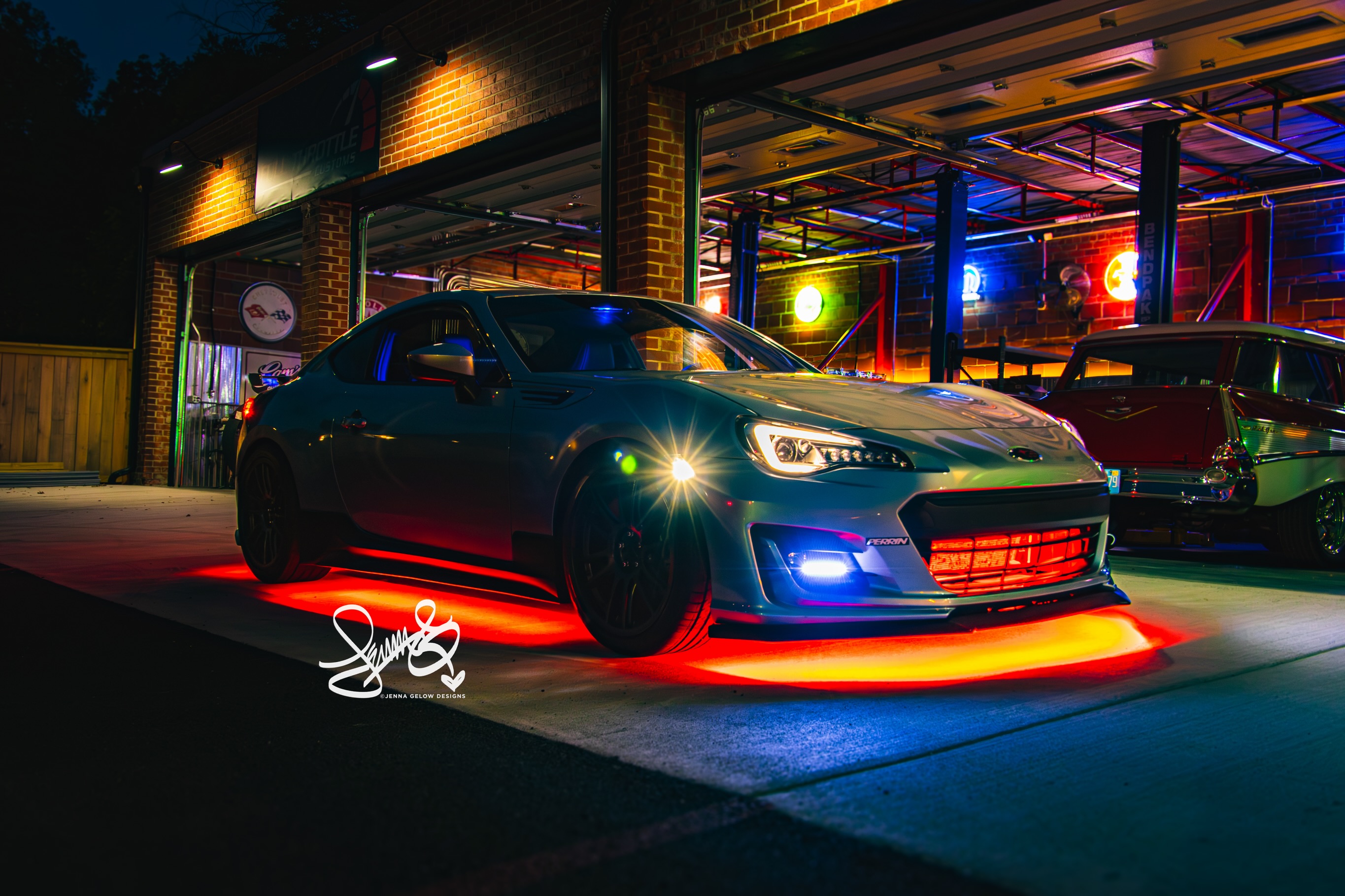 Jason, thank you for bringing the neon vibes to my Neon Nights Auto Minis! 🔥
Your gallery has officially been delivered!
Thank you for supporting my small business and trusting me to capture your BRZ. Those underglow lights were made for this setup, and they definitely stole the show. Hope you enjoy your photos! 📸✨
#SubaruBRZ #CarPhotography #AutomotivePhotography #JennaGelowDesigns #NeonNightsAutoMinis