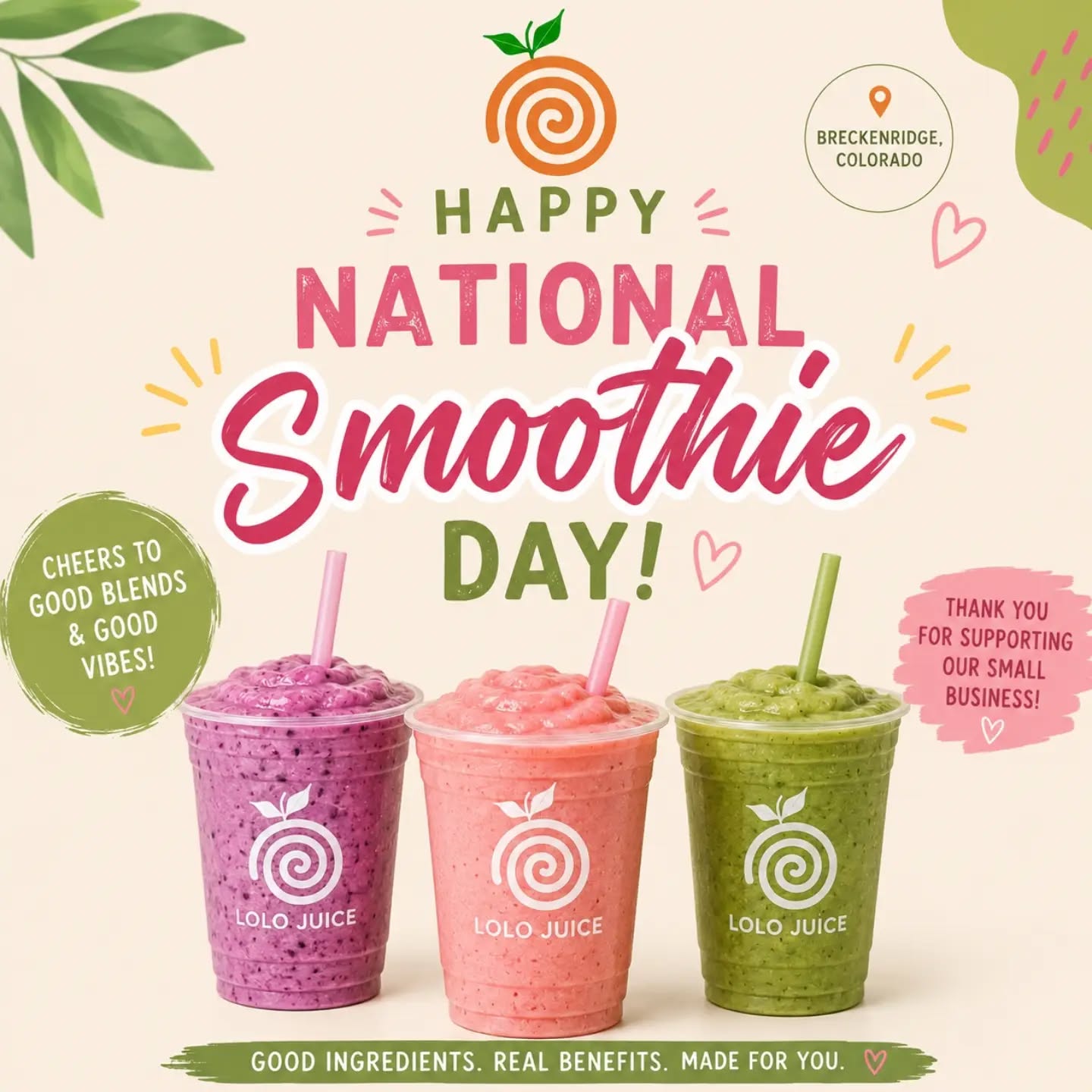 Stop in for your fix! 🍍🍉🍎🍓