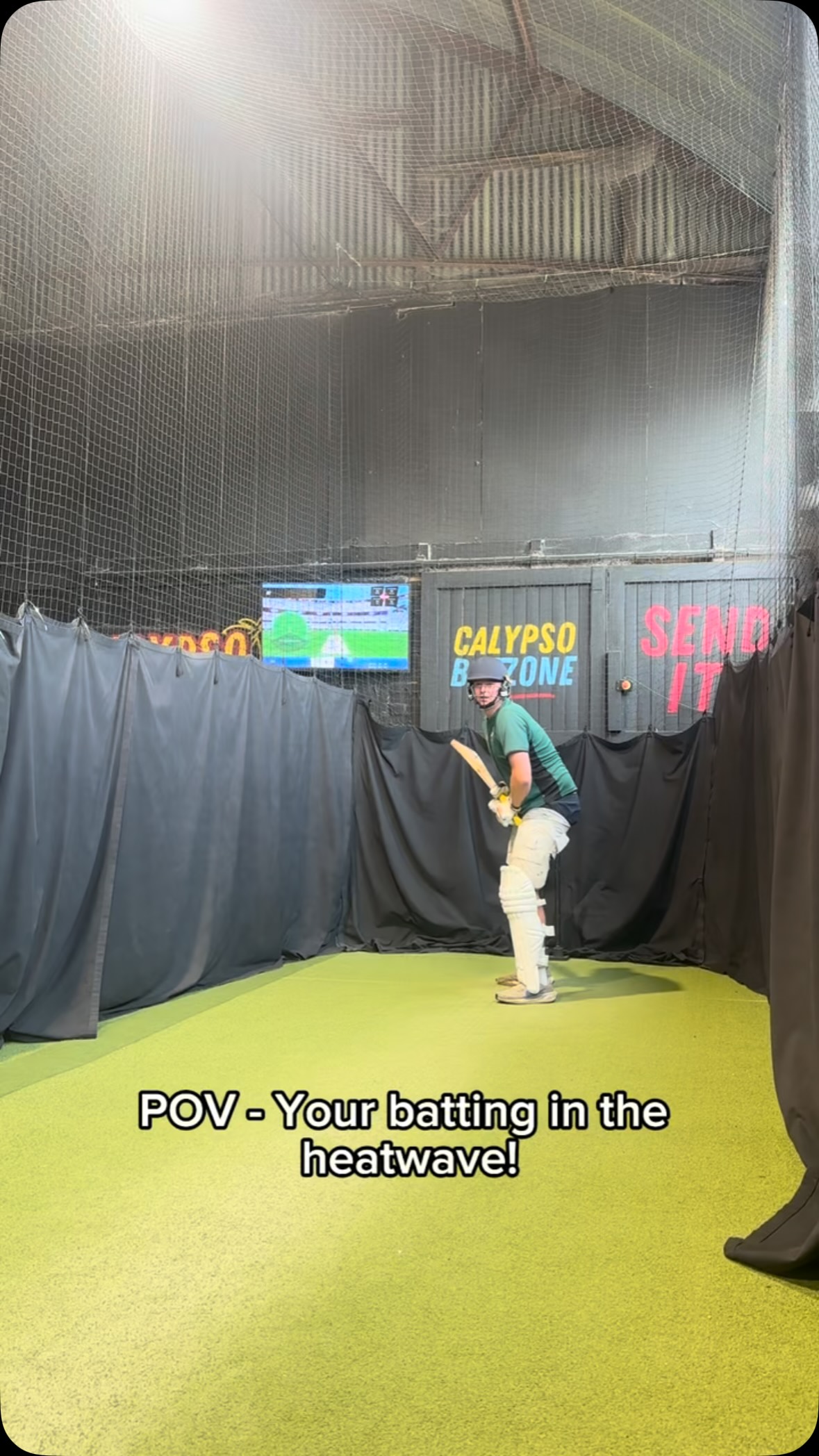 Tag someone who canβt hack the hot weather! π π #calypso #cricket Check out our facility with our online tour @letiverseltd