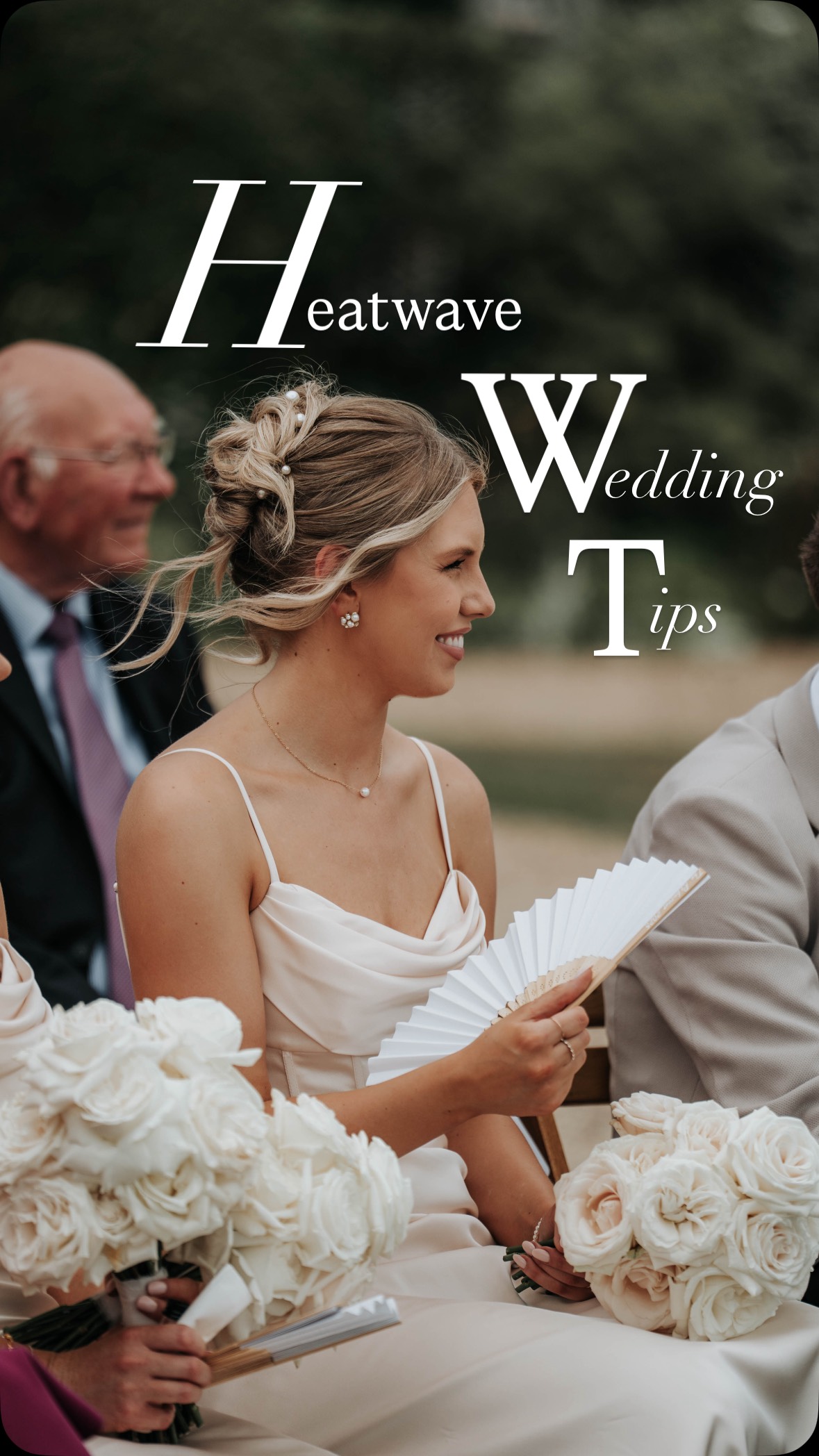 What’s the best piece of advice you would give to a couple getting married in a heatwave?
.
You might be a wedding supplier with a top tip, or a previous newlywed who’s wedding day was a scorcher 🔥
.
Comment below and let’s help our couples out! 🫶🏼
.
Cover photo by @lucydarbyphotography at @orchardleigh_estate_weddings
.
Heatwave wedding, heatwave top tips, hot wedding, hot wedding tips