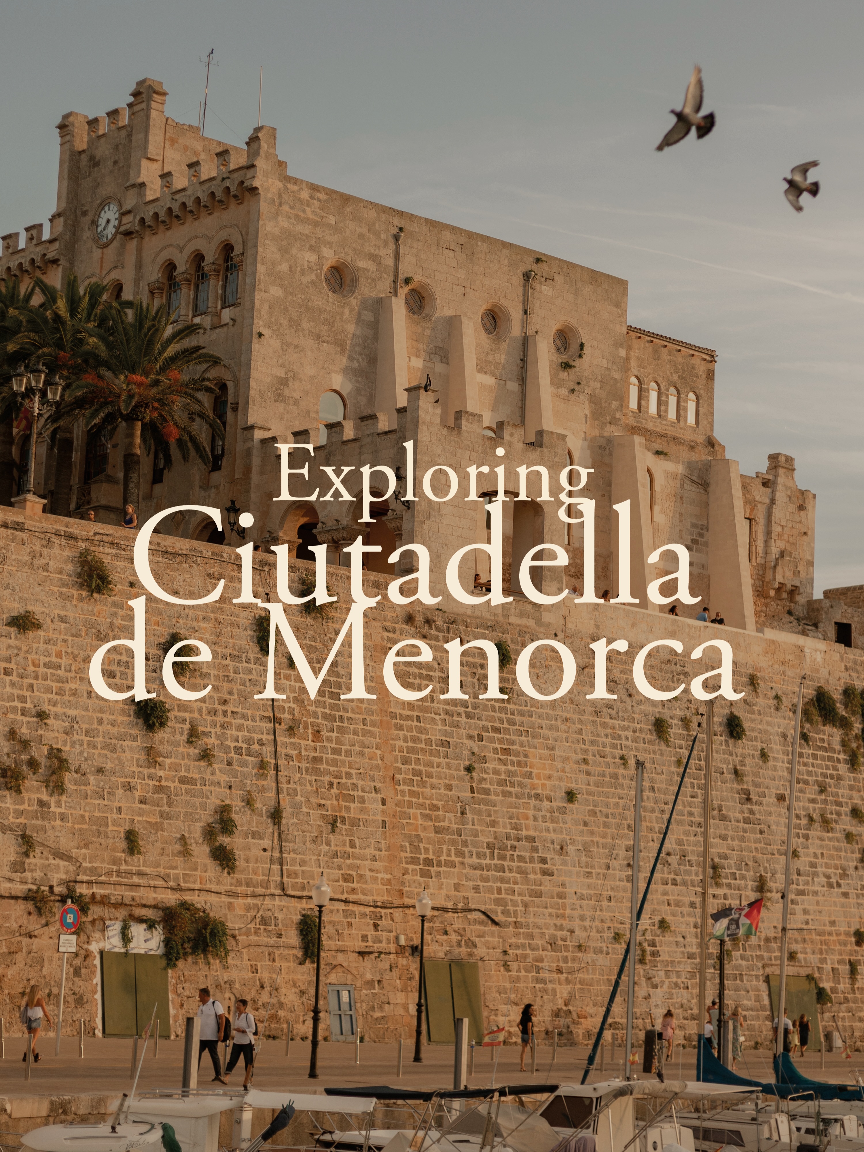 If you’re planning a trip to Menorca I recommend to pay a visit to Ciutadella, a charming town in the north west side of the island.
A few things we loved to do while there:
- Enjoyed many strolls in the narrow streets
- Had endless breakfasts in all the cute spots
- Sipped a glass of tinto de verano in the main square
- Went for a run along the port
- Did people watching at the market
- Took a dip in the sea
- Ate many ice creams
- Enjoyed sunsets from all the possible spots