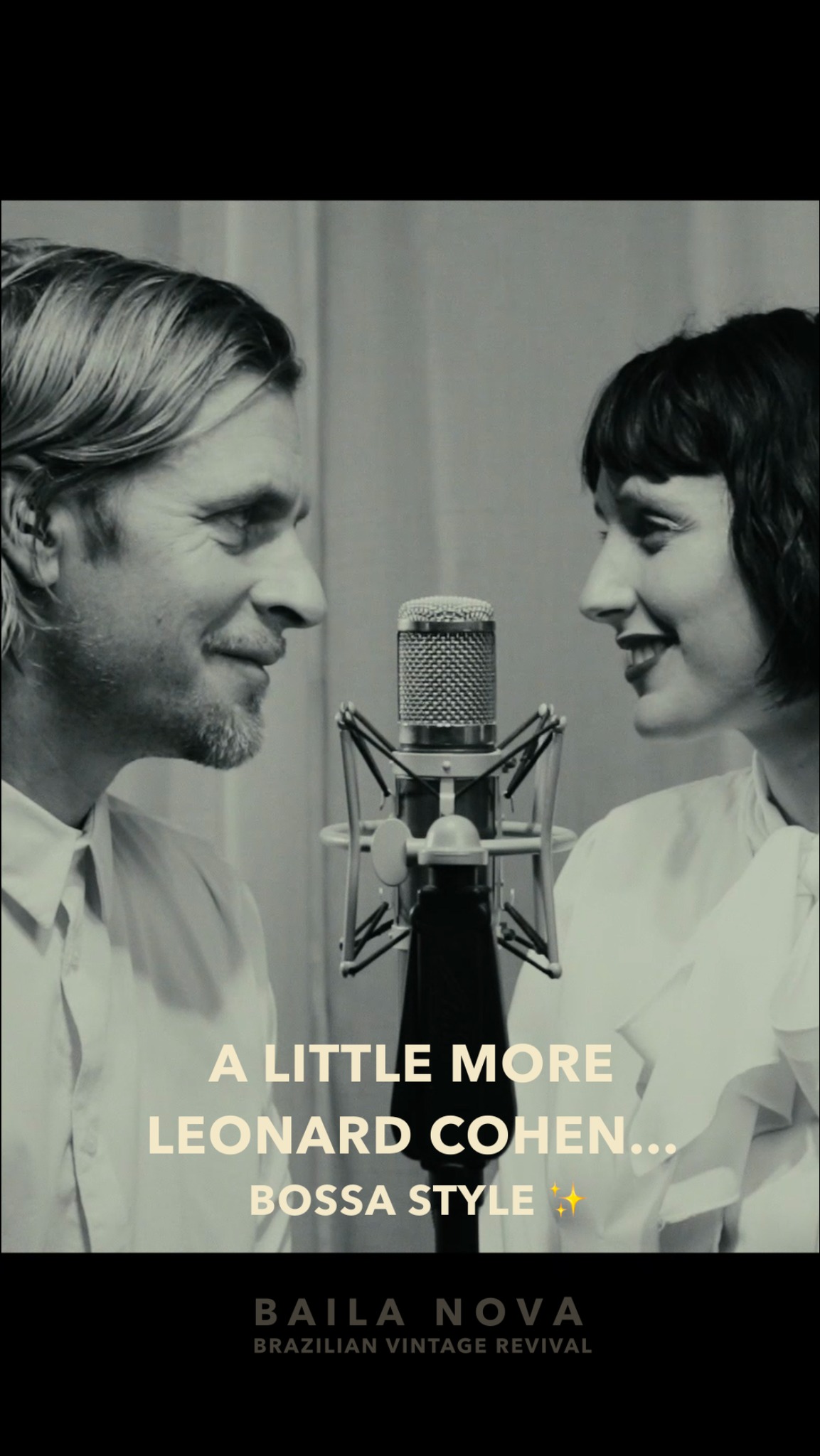 Thank you for all the love on this one ❤️
Here’s a little more of our bossa duet version of “Dance Me to the End of Love.”
Leonard Cohen, from our living room in Joshua Tree.