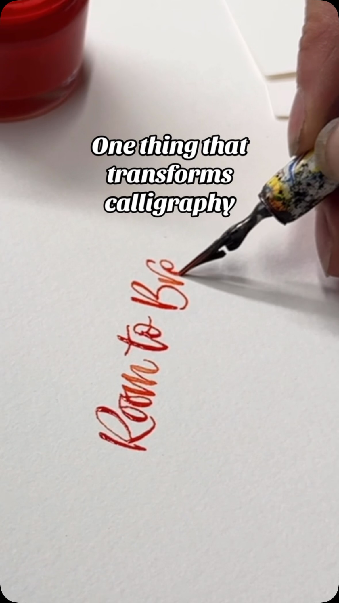 One thing that transforms calligraphy is learning to pay attention to the spaces between the letters, not just the letters themselves.
The connectors guide the eye across the word, creating rhythm, movement and calm. When the joins become more consistent, the whole piece instantly feels more elegant and intentional.
Beautiful calligraphy isn’t about drawing perfect individual letters, it’s about creating flow across the whole word 💯
#calligraphytutorial #calligraphyreels