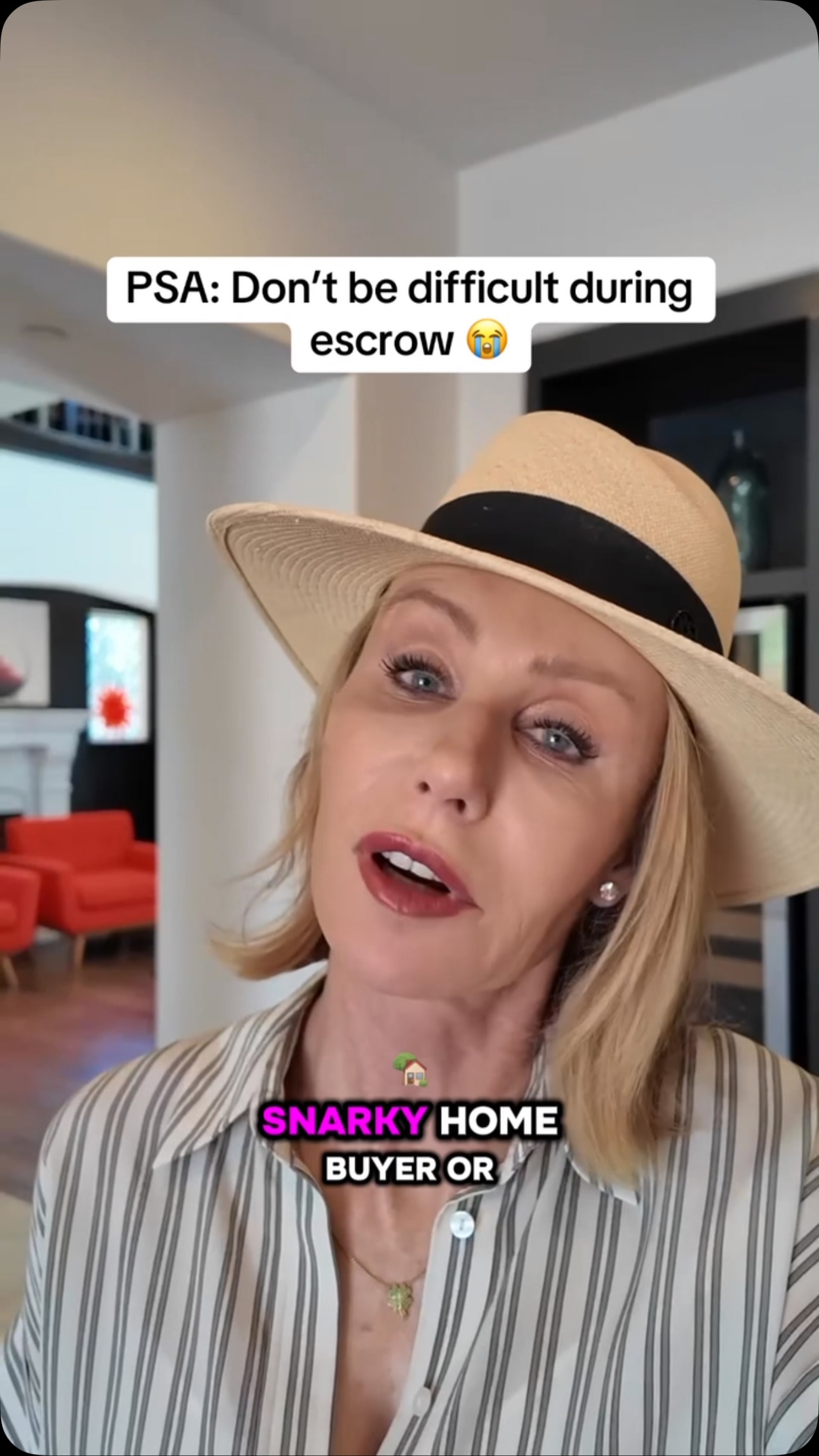😂 Real estate tip nobody talks about…
Be nice during the transaction.
Because somehow… every single time escrow closes… somebody ends up needing a favor.
Seller forgot to forward mail.
Amazon packages keep showing up.
Checks get delivered to the wrong address.
Pool service wasn’t scheduled.
Utilities weren’t transferred.
And suddenly the person you just fought with for 30 days becomes the person you need help from 😭
One thing I’ve learned after all these years: professional, respectful transactions make life easier for everyone.
You can negotiate hard and still be kind.
Future you may thank present you 😂
Audra Lambert | Realtor®
DRE 01909872
📞 (949) 697-2232
📧 audra@lambertgrouphomes.com
Realty One Group West
#realestate #homeselling #homebuying #realtorlife #ocrealtor