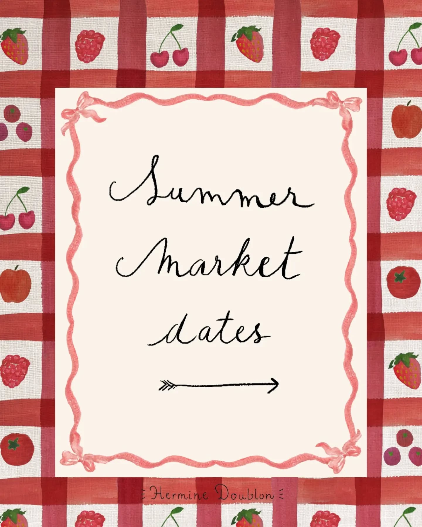 Where to shop IRL with me over summer:
🍓27.06.26 Portobello Road Market, Notting Hill, London
🌸 05.07.26 Chiswick Flower Market, Chiswick Hight street, London
🍒 02.08.26 Portobello Road Market, Notting Hill, London
Can’t make these dates? My website is open 24/7, and you can enjoy free UK shipping for any order over £30!
Shop at the link in bio !
www.herminedoublon.com
Please note I will be away from 03.08.26 so order before then if you would like to receive your order this summer.
You will still be able to place orders after August 3rd, however these will only be shipped out in the last week of August/first week of September.
#londonmarket #londonweekend #summermarket