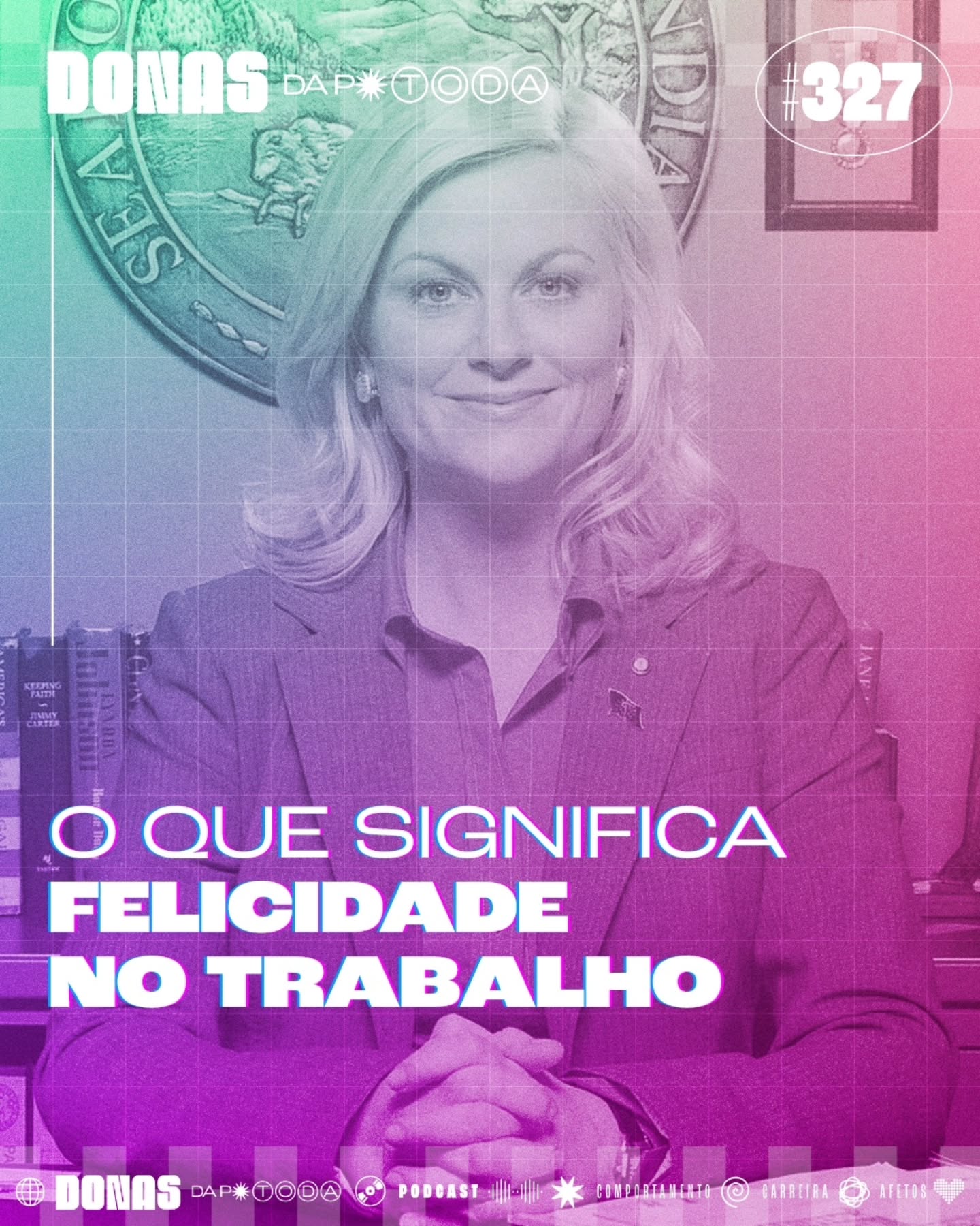 É certo que nunca estivemos tão simbióticas com a nossa vida profissional. Conceitualmente, já que nos apresentamos com o nosso ofício e temos o nome da empresa como sobrenome. Mas também operacionalmente, na medida em que levamos o trabalho pra todos os lugares - no melhor dos casos com o grupo da firma no WhatsApp, no pior com ele nos encontrando nos momentos mais íntimos e impróprios.
Por isso, talvez, falar sobre felicidade no trabalho nunca foi tão urgente. Para nossa sorte, podemos refletir sobre isso a partir da perspectiva da @renata.rivetti
Ela tem um currículo lattes extenso, com cursos de FGV ao exterior, e uma apresentação profissional dos sonhos, com Linkedin Voice e TEDx Speaker entre os nomes citados. Mas nós chamamos ela aqui porque foi uma das pessoas mais brilhantes e lúcidas que nós ouvimos sobre tudo isso.
Nessa conversa falamos sobre sobre o que significa ser feliz no trabalho, quais são os mitos sobre isso (spoiler: não é refrigerante e café free) e qual é o papel de cada um dos entes envolvidos nisso.
#donasdaptoda #podcast #mulherespodcasters #carreira