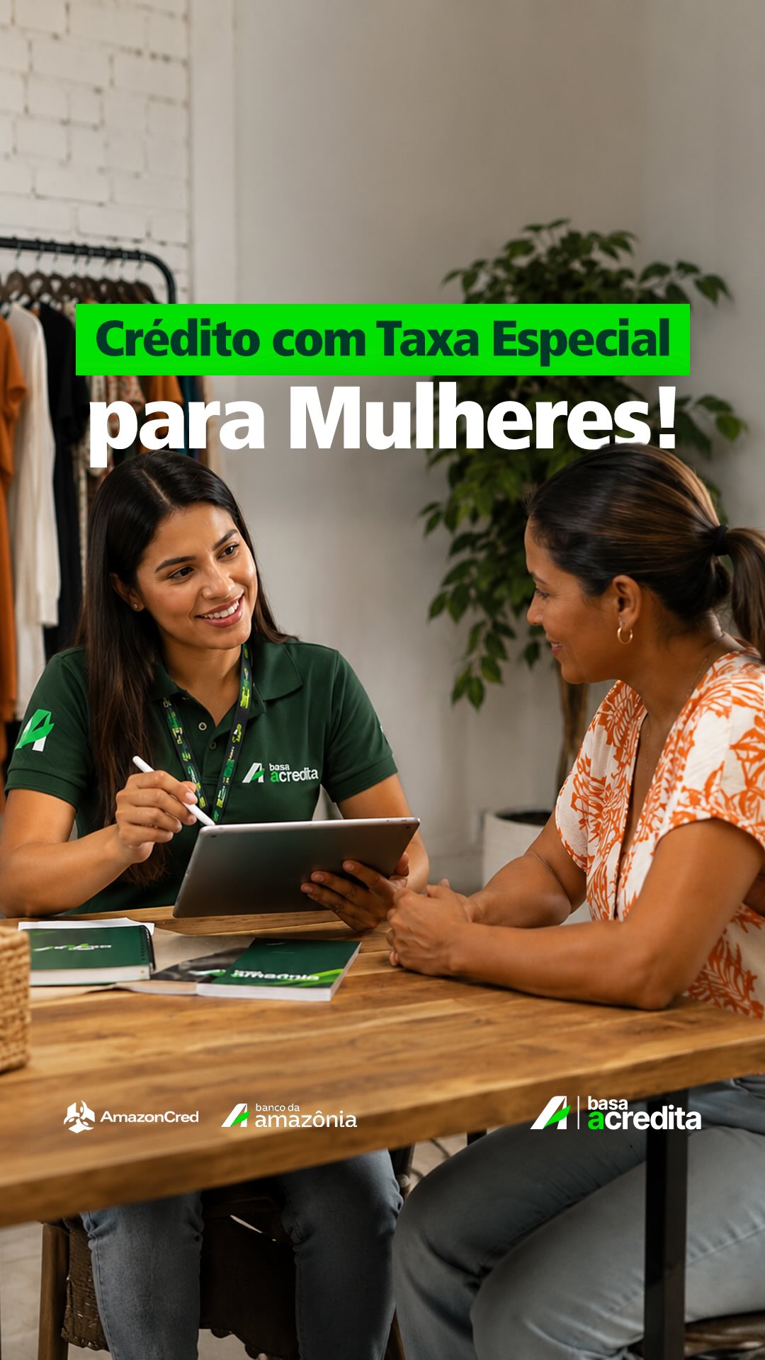 O empreendedorismo feminino na Amazônia sustenta famílias inteiras. E a gente sabe disso.
O AmazonCred Pra Elas é uma linha de crédito com taxa diferenciada para mulheres empreendedoras. Não importa o tamanho do negócio.
Se você é empreendedora e ainda não conhecia esse benefício, manda uma mensagem agora. A gente explica tudo. 💚
#creditopraelas #microcrédito #basaacredita #amazonia #empreendedorismo