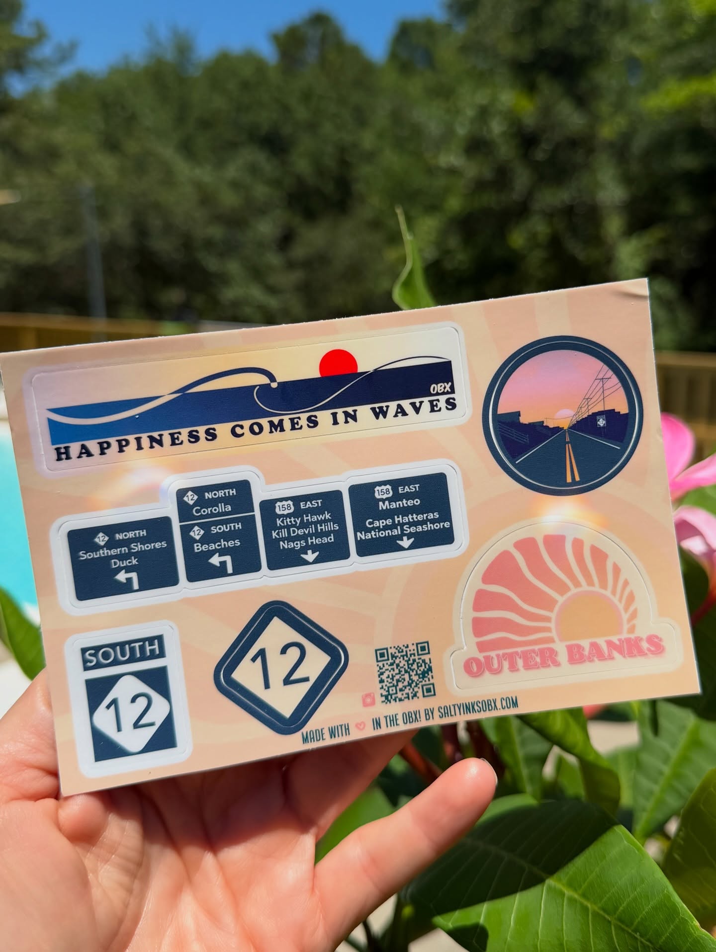 ✨ New OBX Stickers! ✨
All of my Outer Banks lighthouse stickers are now available…
✅ Currituck
✅ Bodie Island
✅ Cape Hatteras
✅ Ocracoke
Plus new OBX sticker sheets featuring some of your favorite local icons!
Perfect for water bottles, laptops, coolers, and beach gear. 🌊
I’ll be at @dowdypark tomorrow from
9 AM–1 PM come see me!