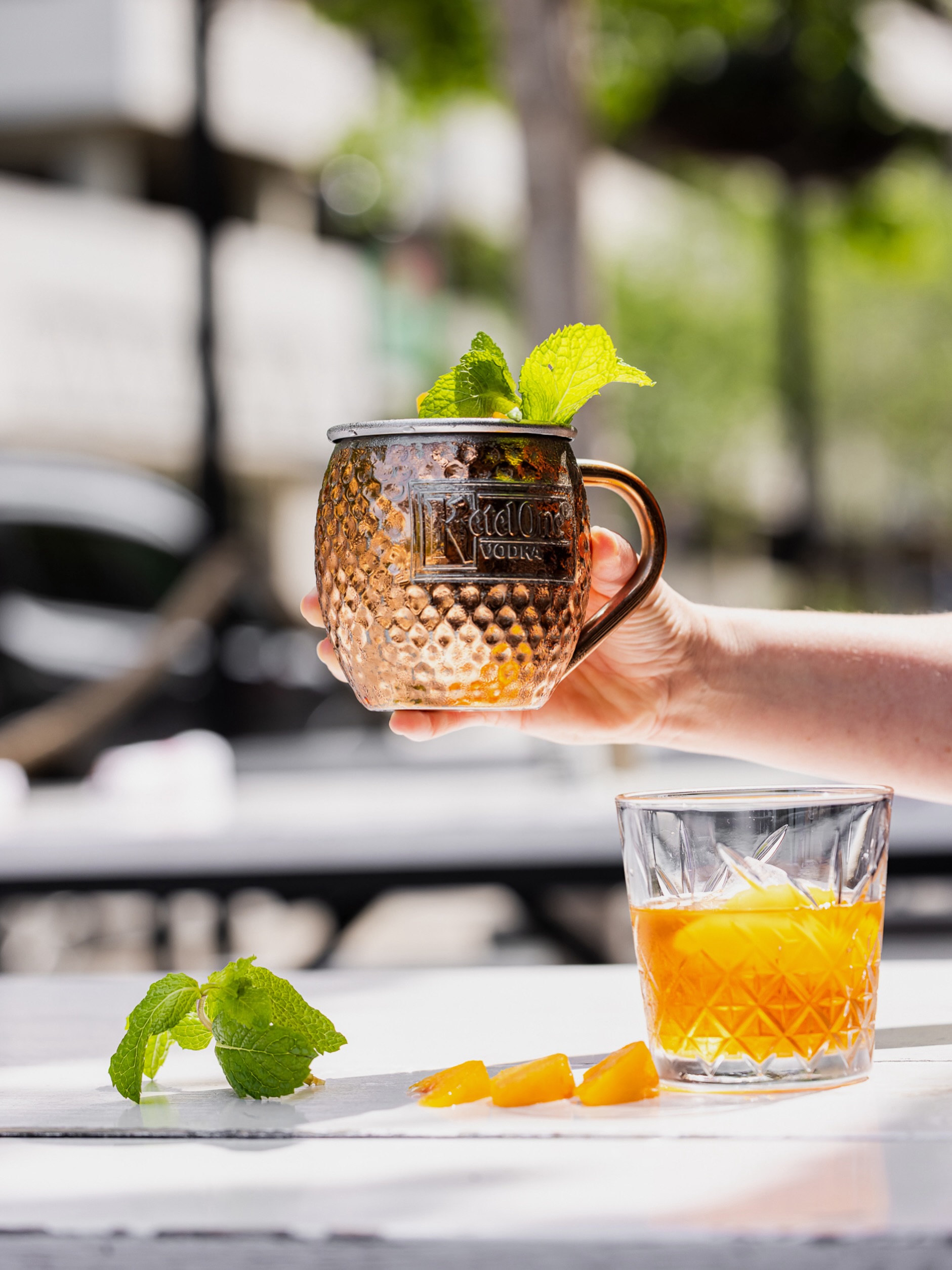sweet tea energy with a whiskey twist 🍑🥃southern hospitality mixes buffalo trace whiskey w....