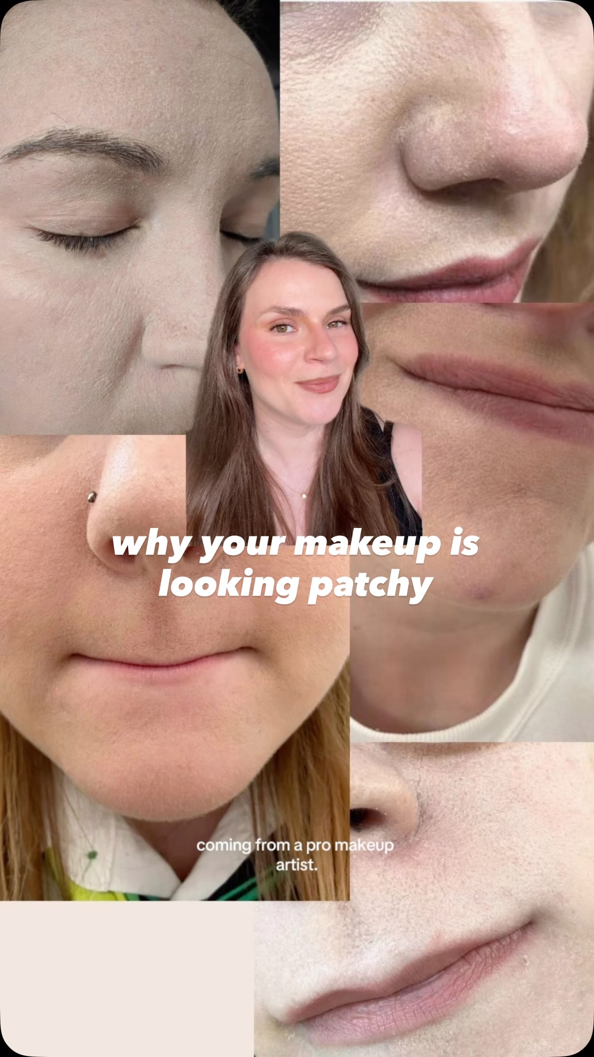 Your makeup looking like this is not your makeup artist’s fault.. Because this is not a makeup problem, it’s a skincare problem.
There are different factors your makeup can be looking like this: peeling, patchy or sliding around and to fix it, it starts with a good skincare routine and then using the right makeup products and techniques for application.
Let me know in the comments if you want me to break down skincare steps you can be doing to avoid this or if you have questions about makeup technique 🤍
•
•
•
•
•
•
#makeuptips #makeupartisttips #patchymakeup #makeupfix #makeupartistbelgium