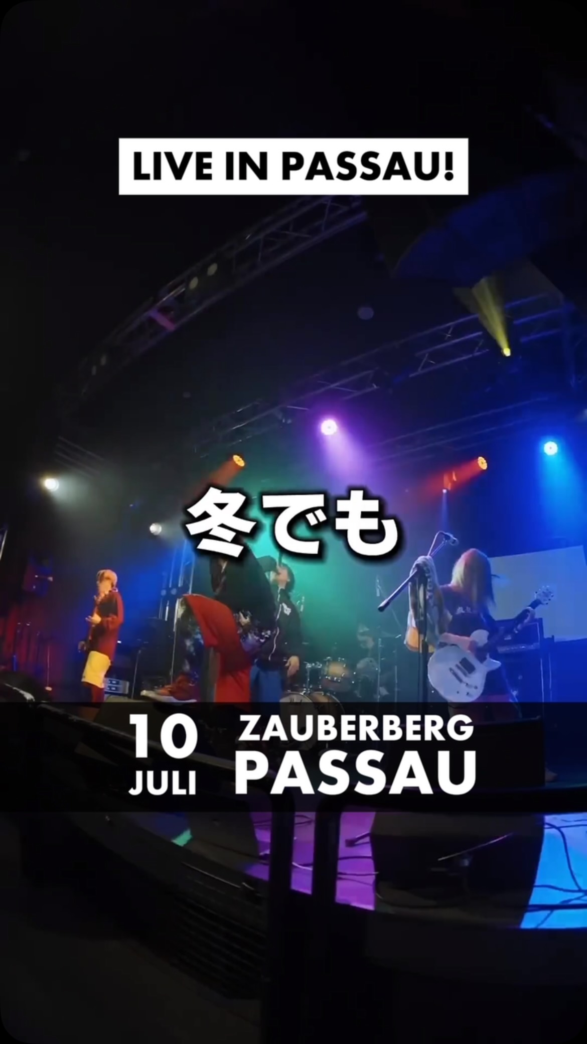 @iscream.never.ground live in Passau 💥 Freitag, 10. Juli 2026 ab 19 Uhr im Zauberberg Passau • JETZT Tickets sichern!
