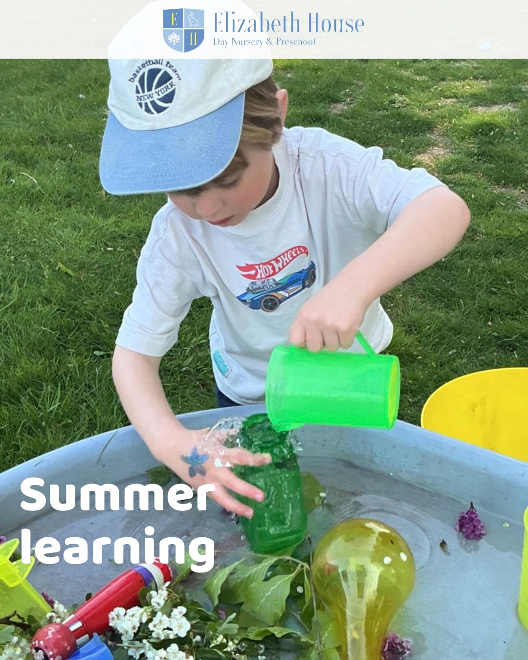 ☀️ Summer Learning
Summer brings so many wonderful opportunities for learning through play.
From outdoor exploration and water play to creative activities and nature discoveries, children continue to build confidence, curiosity and new skills every day.
#preschool #elizabethhousenursery #nursery #earlyyears #eyfs #wallingford #oxfordshire #summerlearning #learningthroughplay #outdoorlearning