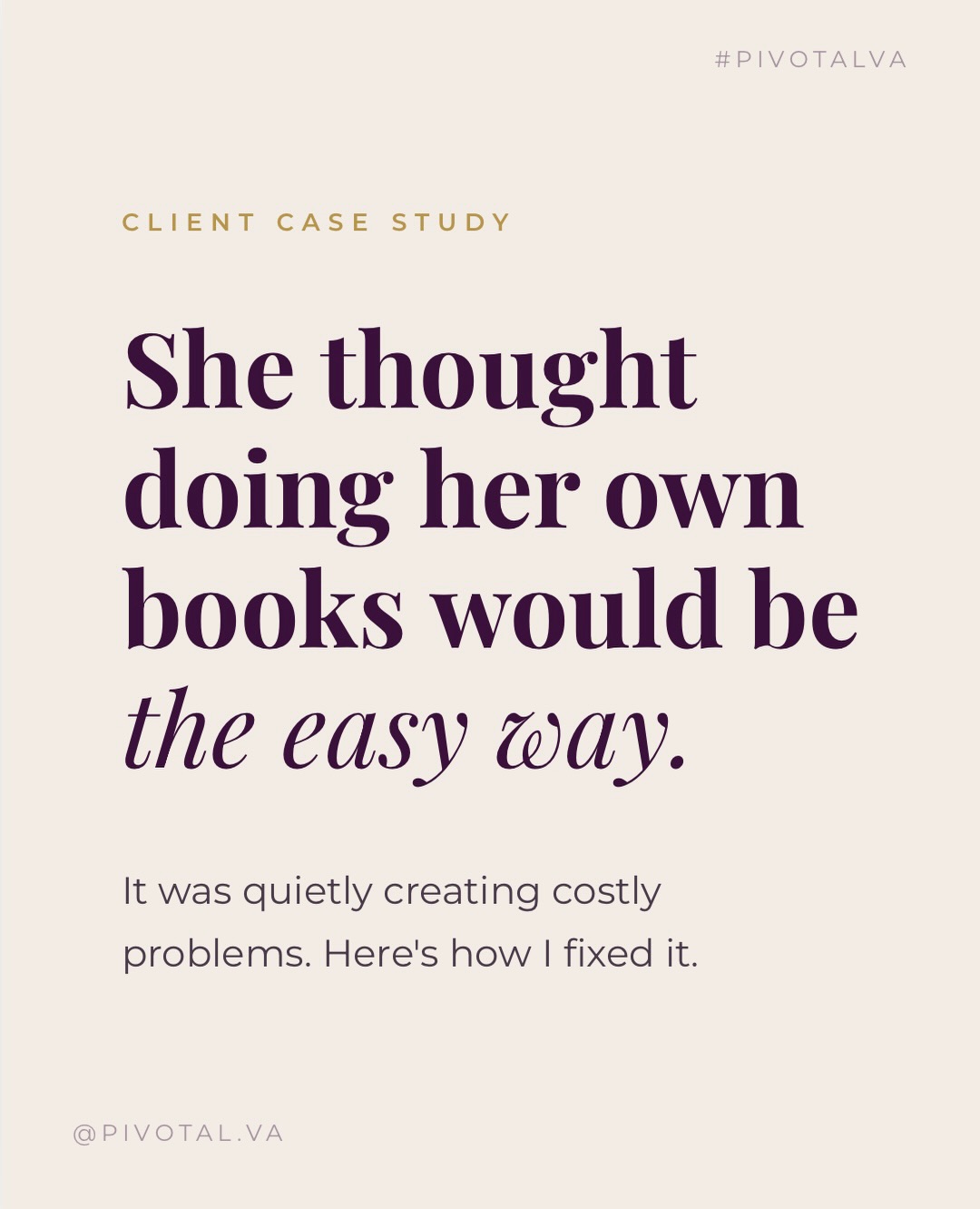 She thought doing her own books would save her the stress.
It did the opposite.
By the time she came to me, twelve months had piled up, nothing was reconciled, and her accountant needed everything in four weeks. She did not see the problems building because she did not know what to look for.
That is the part most people miss. DIY bookkeeping feels cheaper until you see what it actually costs you.
Swipe through to see what I found in her books and how we fixed it in three weeks.
If yours have been sitting on the back burner, take this as your sign. DM me BOOKS and let’s get you caught up.
