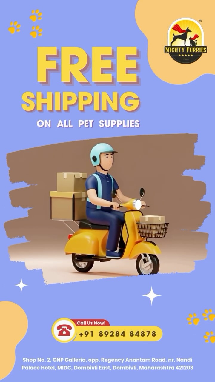 Too busy to step out for your pet’s essentials? We’ve got it covered. 🐶🐱🚚
At Mighty Furries, your pet’s favourite food, treats, toys, grooming products, accessories, and everyday essentials can now be delivered straight to your doorstep with our FREE HOME DELIVERY service. 🐾✨
No stress, no last-minute store runs, and no worrying about running out of supplies — just quick, easy, and reliable pet care made convenient for every pet parent. 💙
Because caring for your furry family should always feel simple and hassle-free. 🐶🐱✨
📦 Call/WhatsApp to place your order: 089284 84878
📍 Mighty Furries – Premium Pet Store & Grooming Center
#MightyFurries #FreeHomeDelivery #PetCareMadeEasy #PetShopping #PetEssentials
