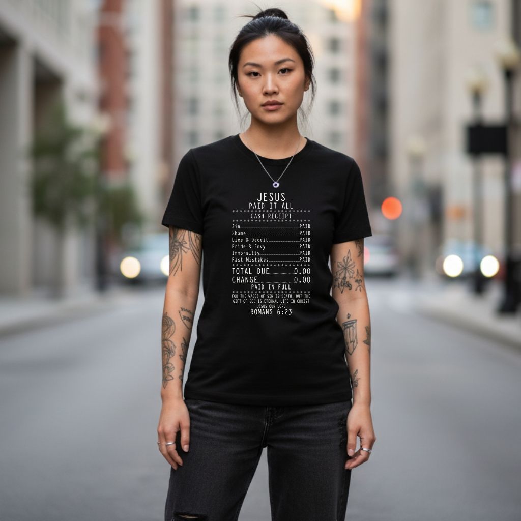 Purpose looks good on you, sis. ✨
This tee was made for the woman walking boldly with God.
“Trust in the LORD with all your heart, And lean not on your own understanding.” Proverbs 3:5 NKJV
What if your style could preach too?
Explore The Calico Boutique, sign up for our newsletter, and read the blog for more faith-filled style inspiration. 🛍️
